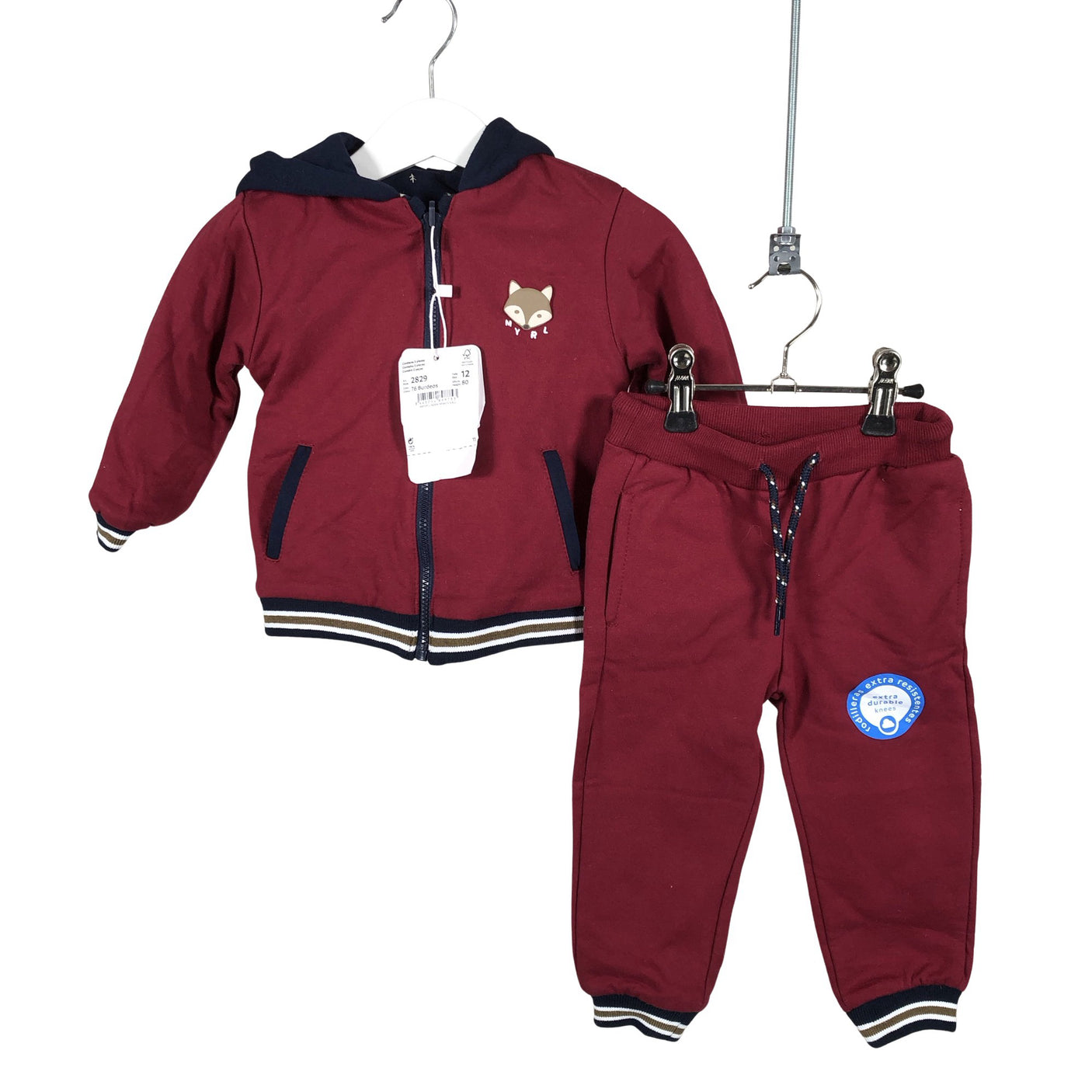 Unisex Mayoral - Collegeasu, koko 74 - 80 - Viininpunainen (2)
