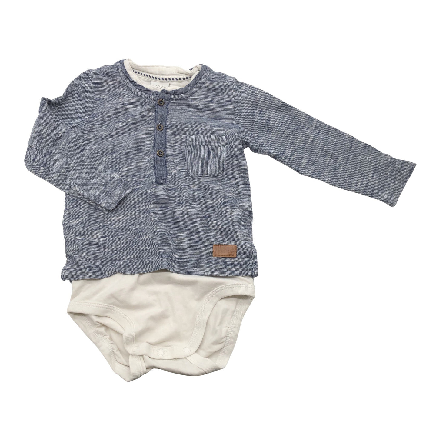 Unisex Lindex - Body, koko 74 - 80 - Sininen (2)