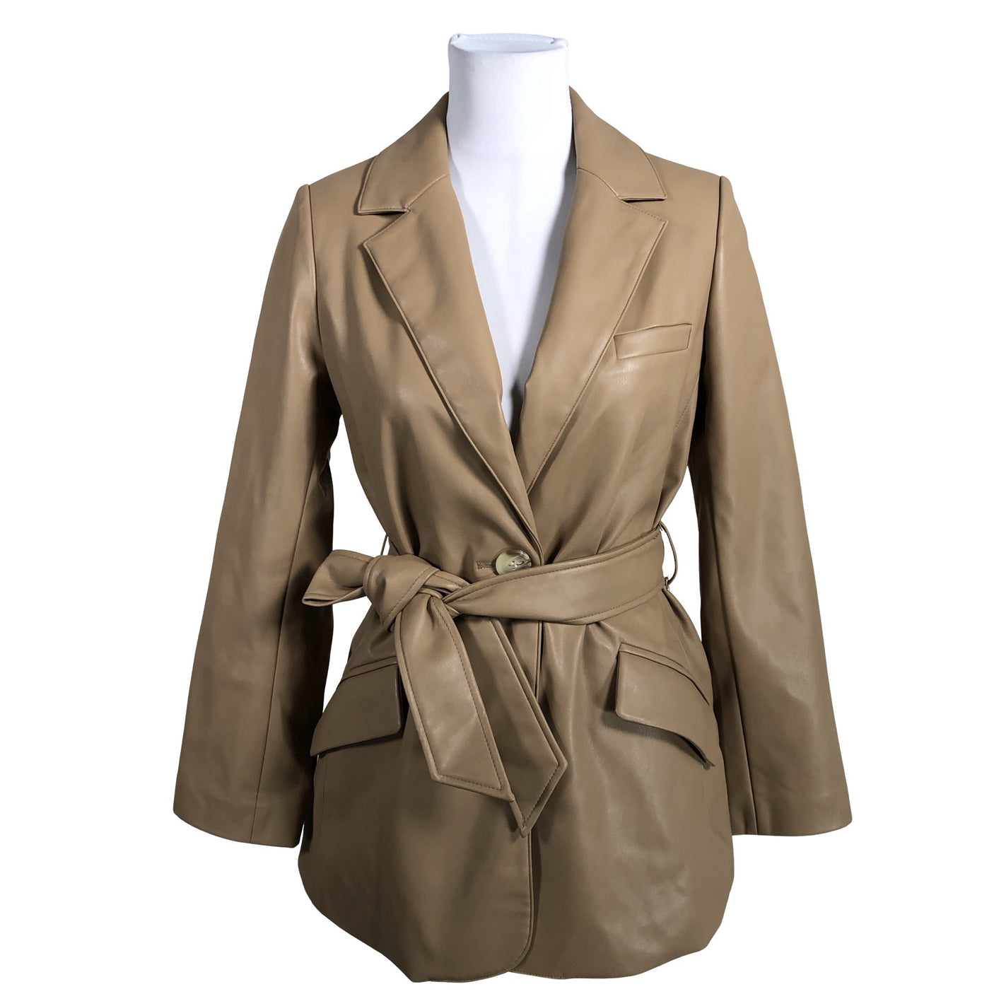 Naisten River Island - Trenssitakki, koko 36 - Beige (1)