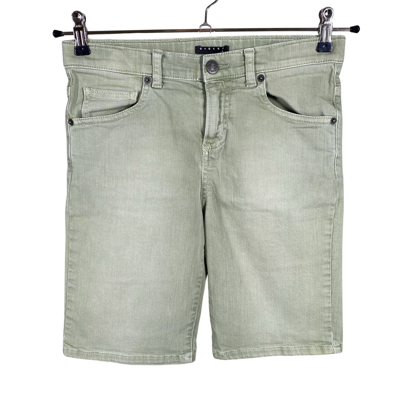 Unisex Sisley - Farkkushortsit, koko 158 - 164 - Vihreä (1)