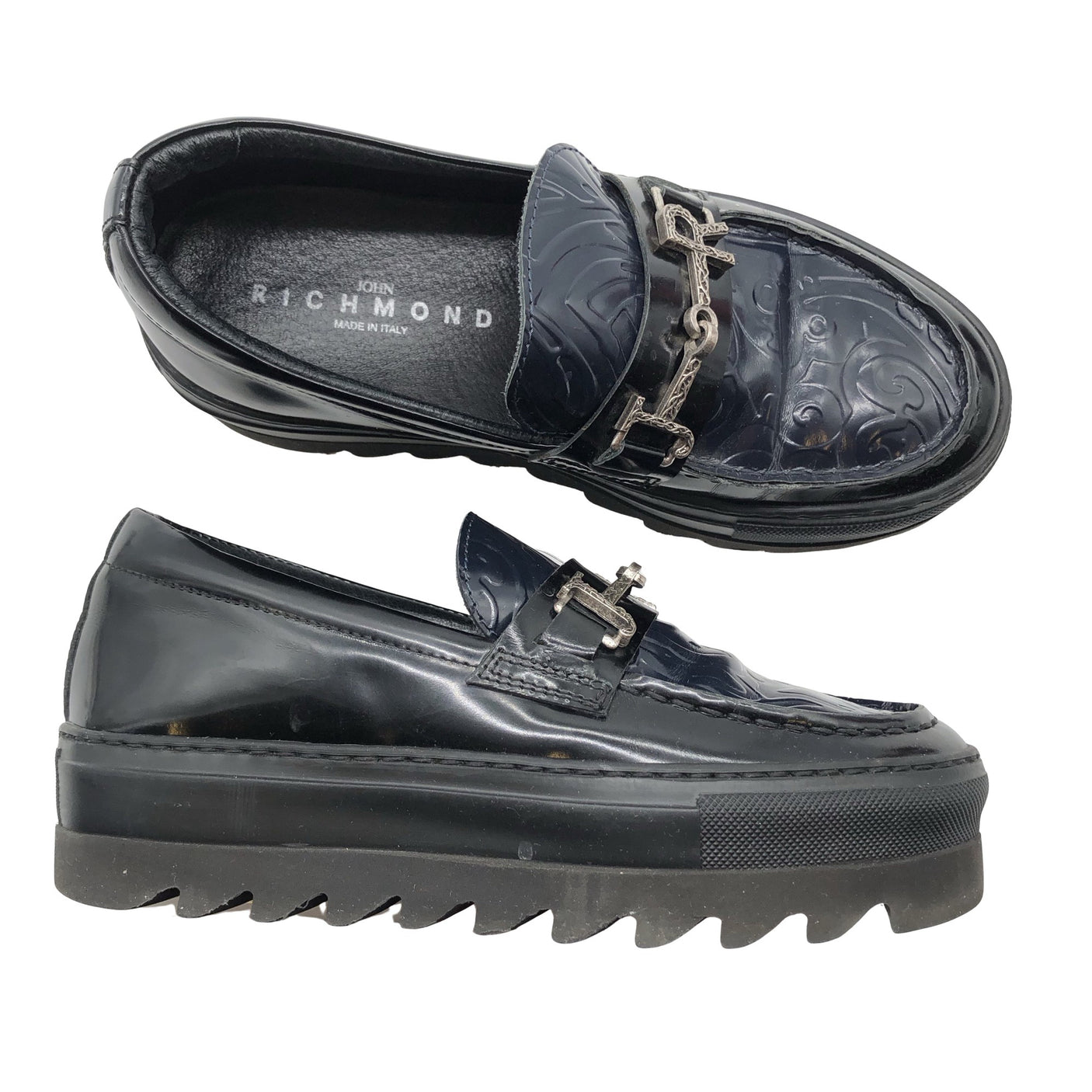 Naisten John Richmond - Loaferit, koko 36 - Musta (2)