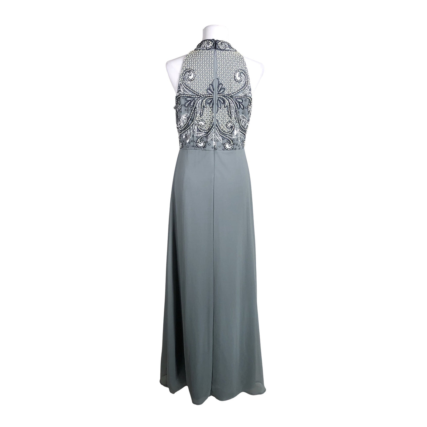 Naisten Lace & Beads - Juhlamekko, koko 40 - Harmaa (3)