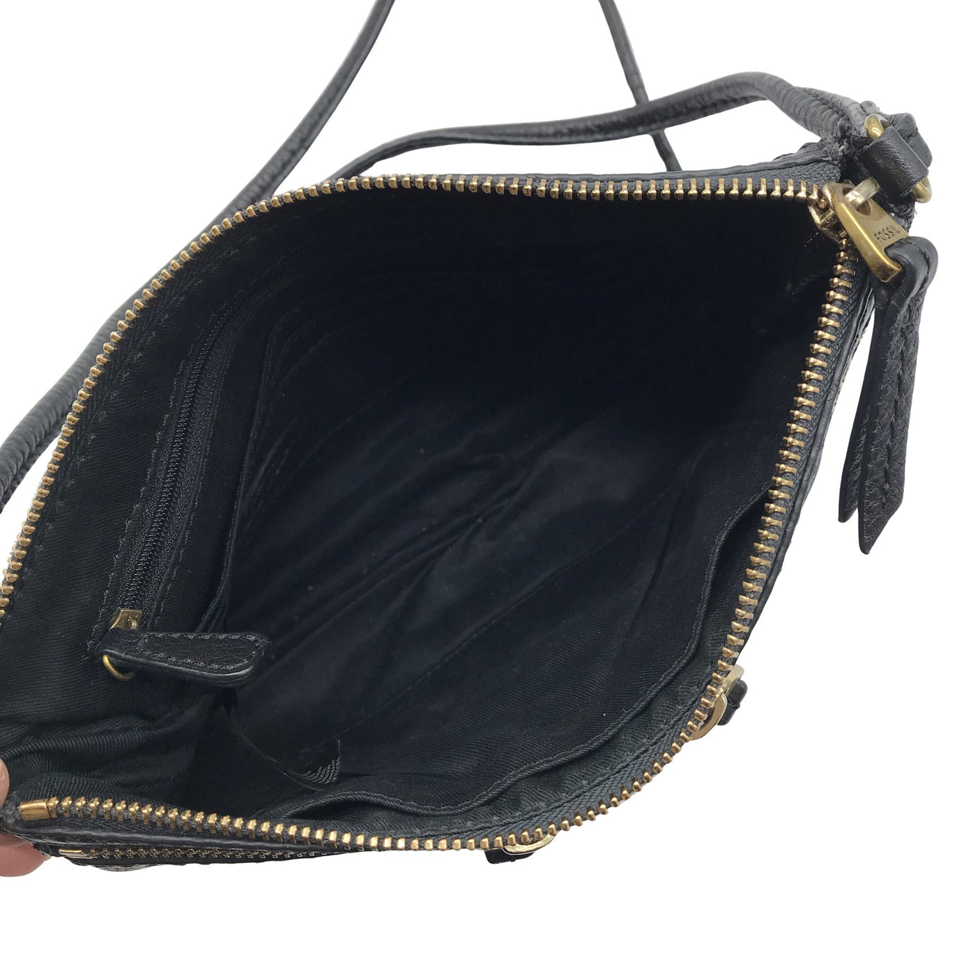 Naisten Fossil - Olkalaukku, koko Mini - Musta (5)