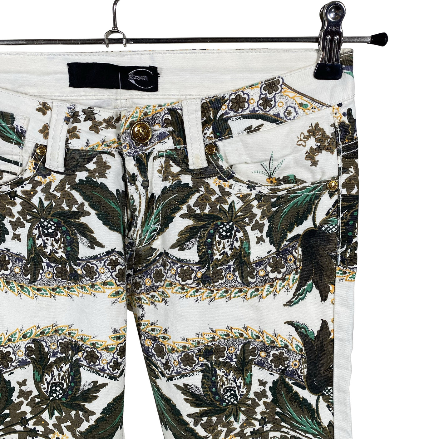 Naisten Just Cavalli - Farkut, koko W26 - Valkoinen (3)