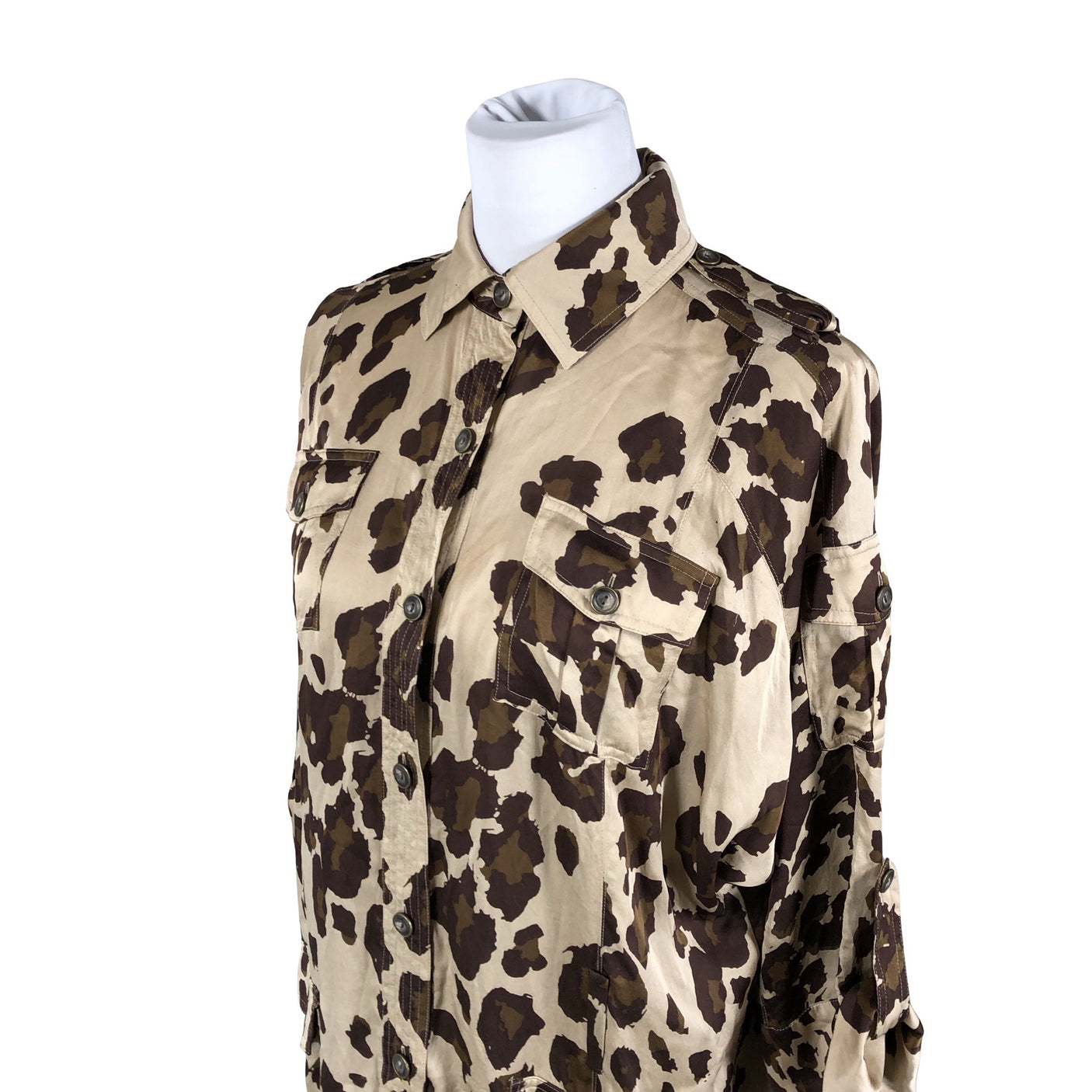 Naisten Diane von Furstenberg - Sifonkimekko, koko 40 - Beige (3)