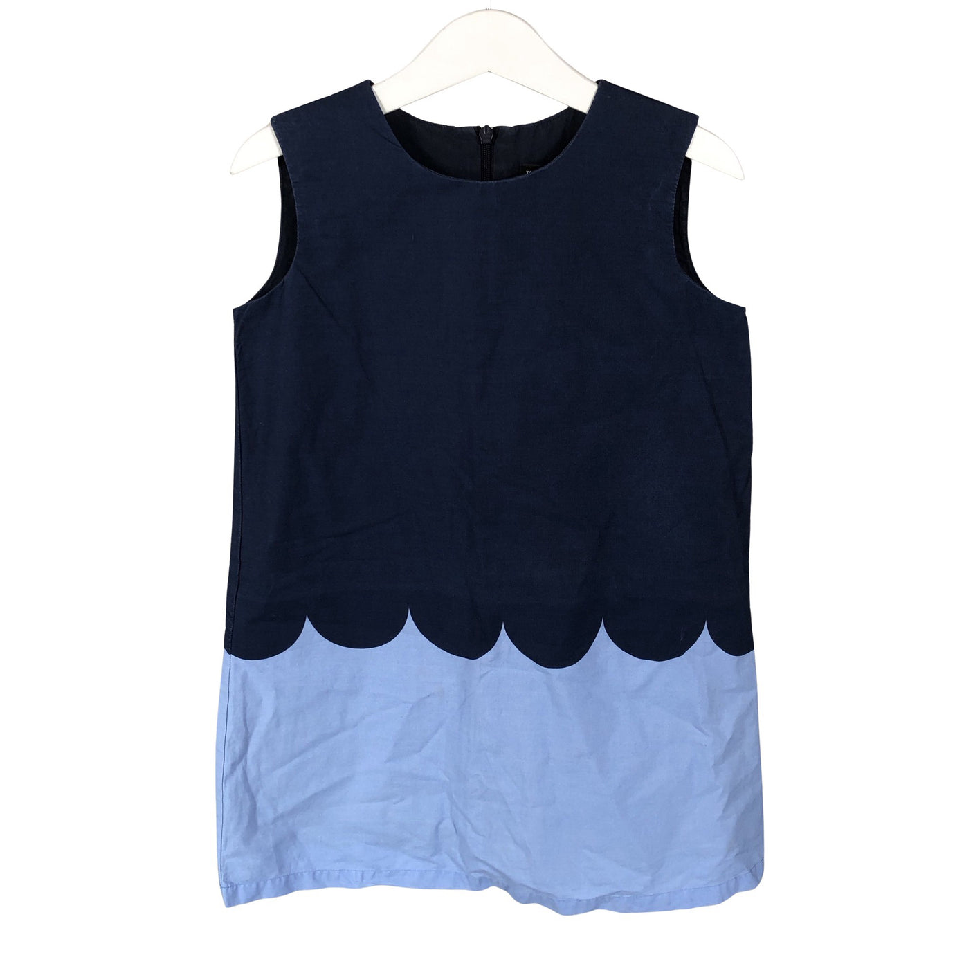 Tyttöjen Marimekko - Kangasmekko, koko 104 - 110 - Sininen (1)