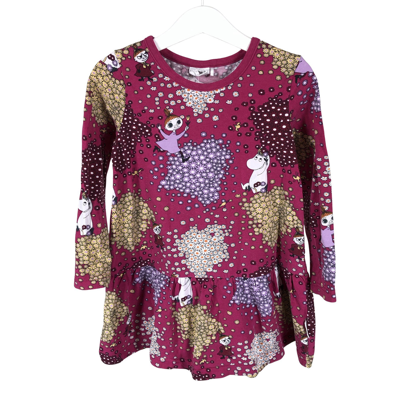 Tyttöjen Martinex - Trikoomekko, koko 98 - 104 - Violetti (1)