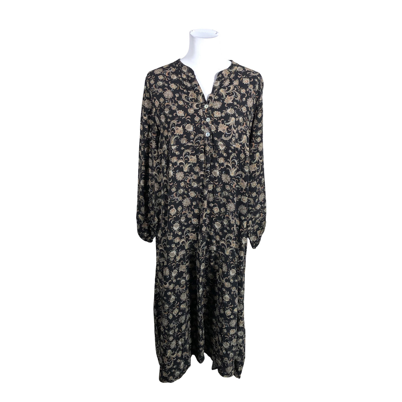 Naisten Bohemiana - Sifonkimekko, koko 40 - Musta (1)