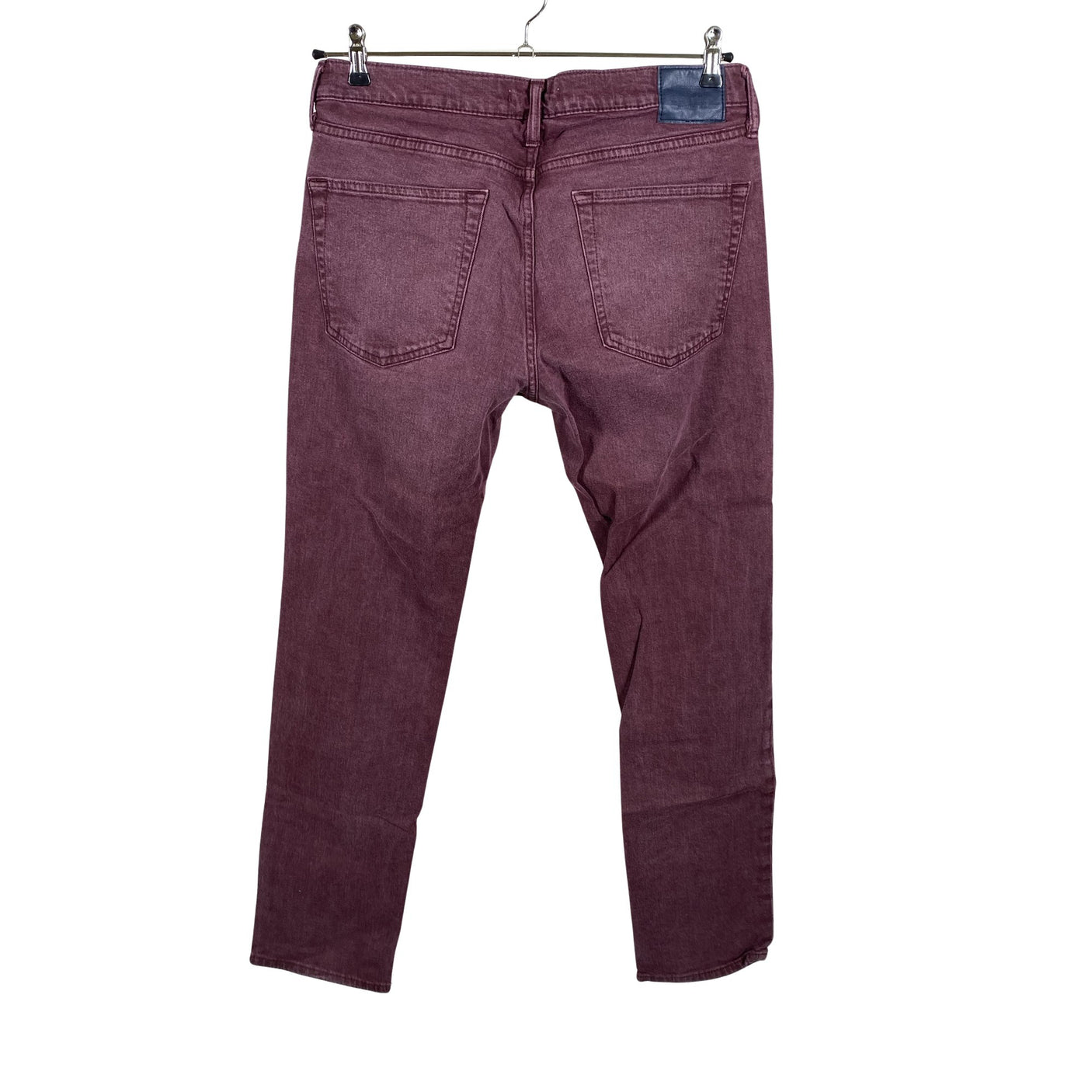 Miesten Abercrombie&Fitch - Farkut, koko W33 - Viininpunainen (2)