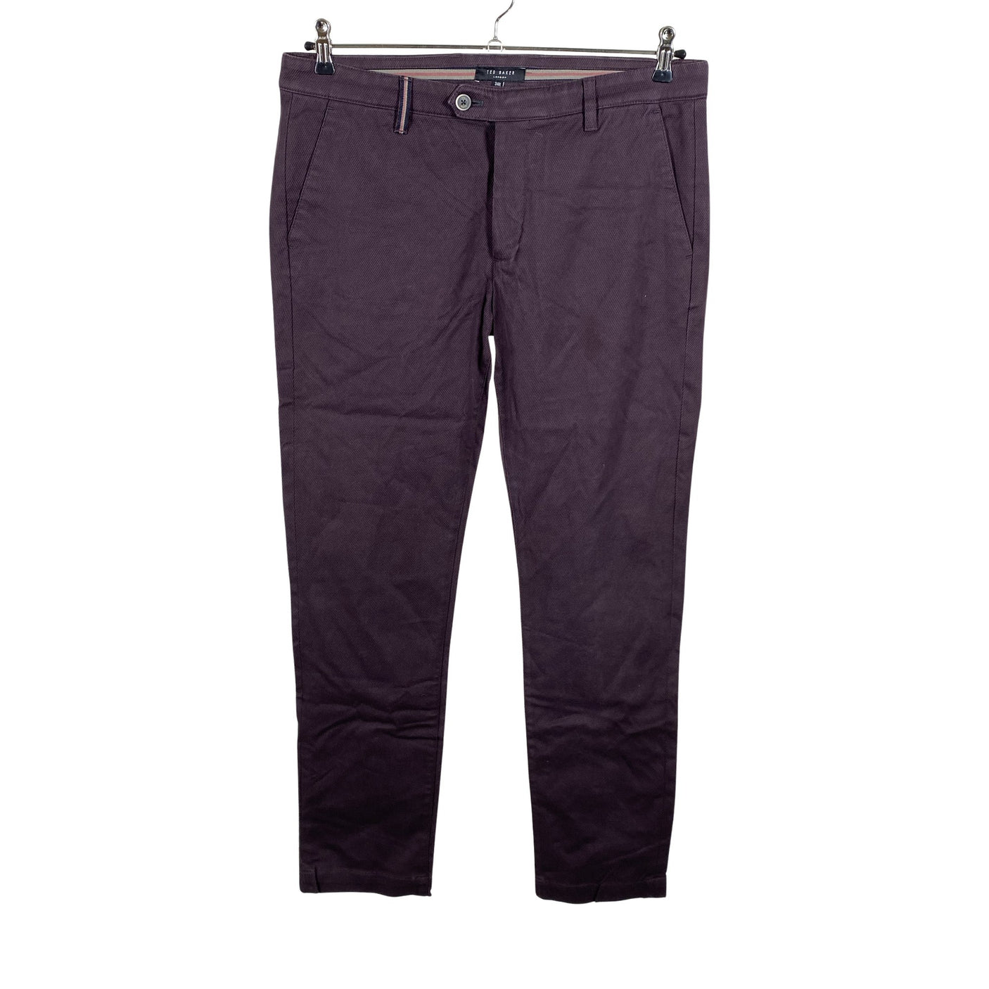 Miesten Ted Baker - Chinot, koko W34 - Viininpunainen (1)