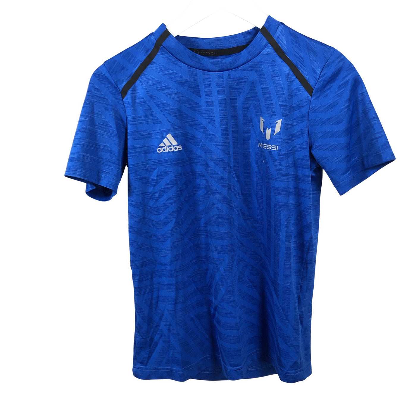 Poikien Adidas - Urheilupaita, lyhyet hihat, koko 146 - 152 - Sininen (1)
