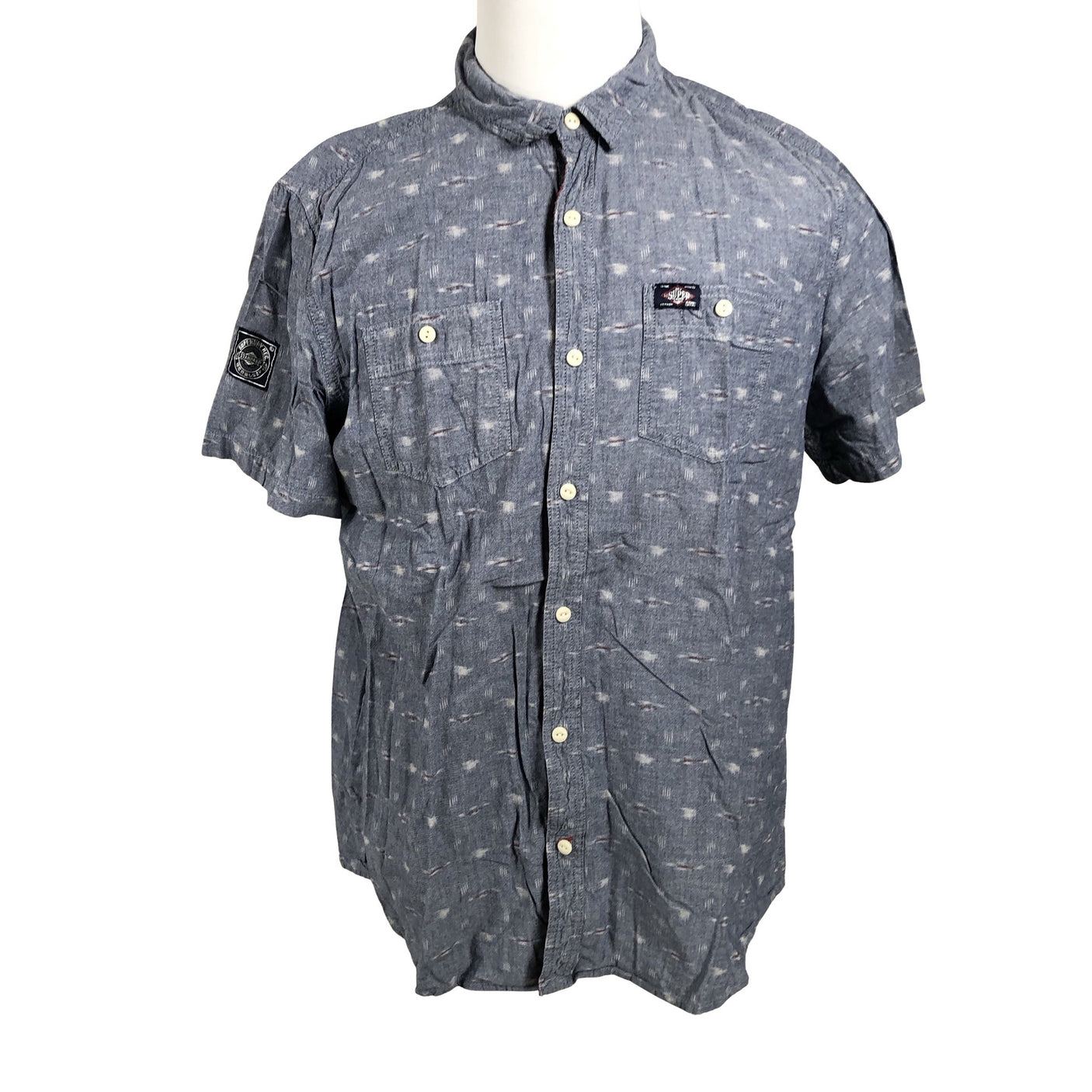 Miesten Superdry - Kauluspaita, koko XXXL - Sininen (1)