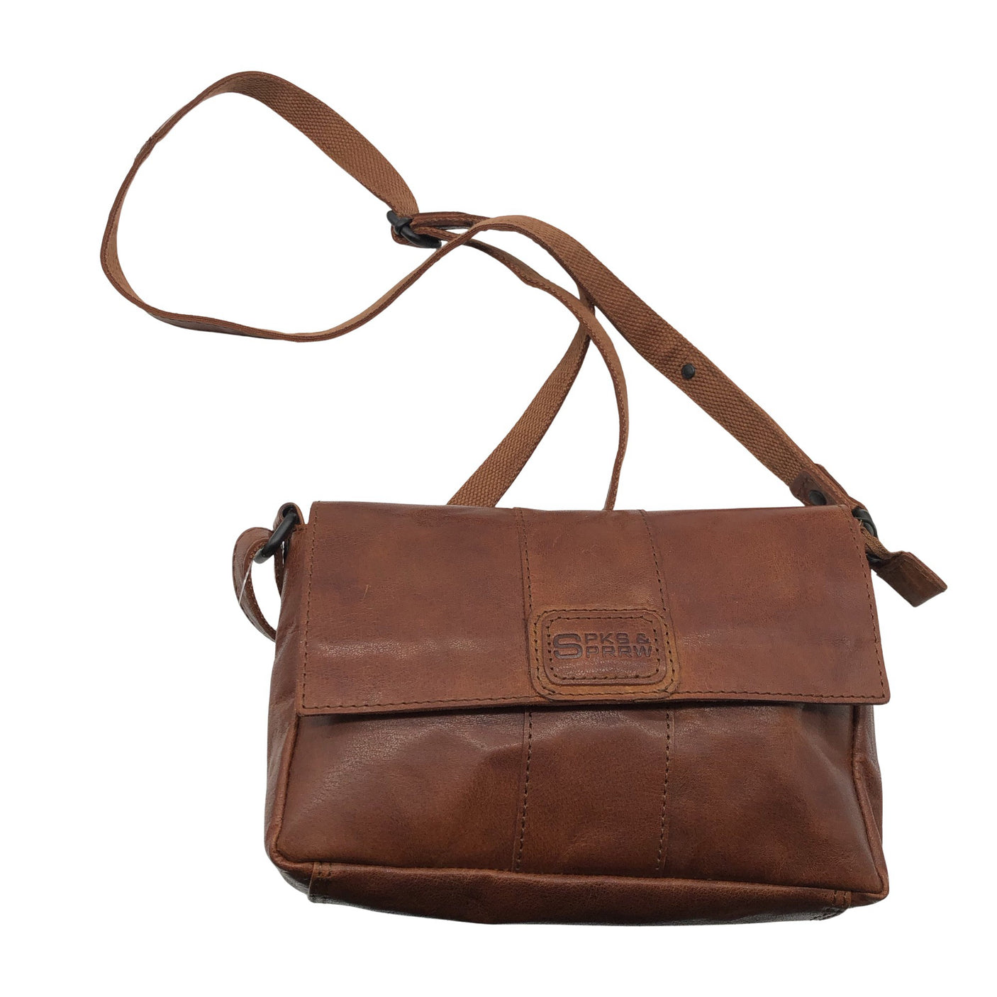 Unisex Spikes & Sparrow - Olkalaukku, koko Midi - Ruskea (1)