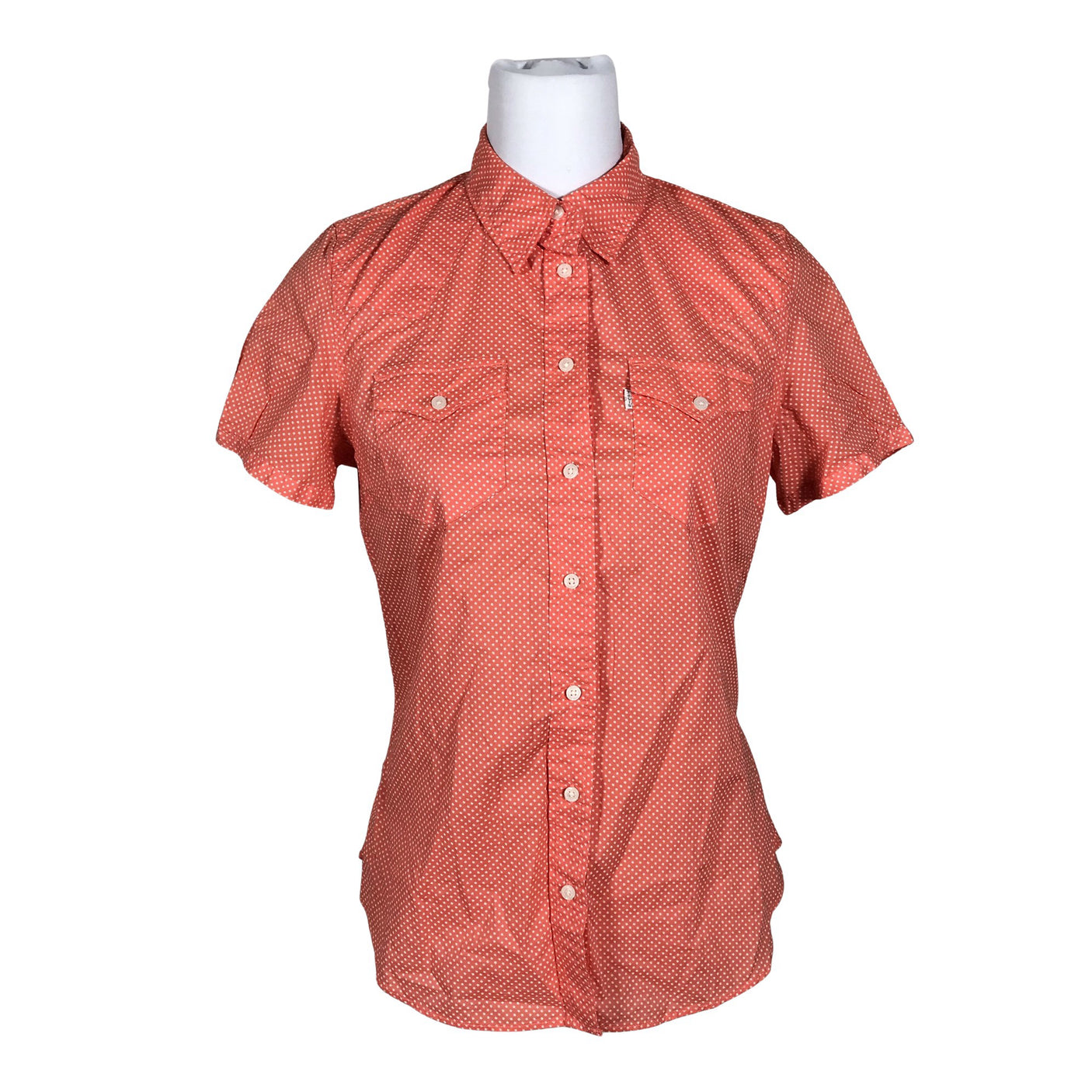 Naisten Levi's - Lyhythihainen pusero, koko 38 - Oranssi (3)