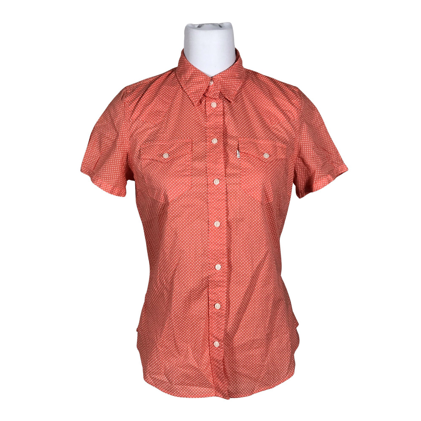 Naisten Levi's - Lyhythihainen pusero, koko 38 - Oranssi (2)