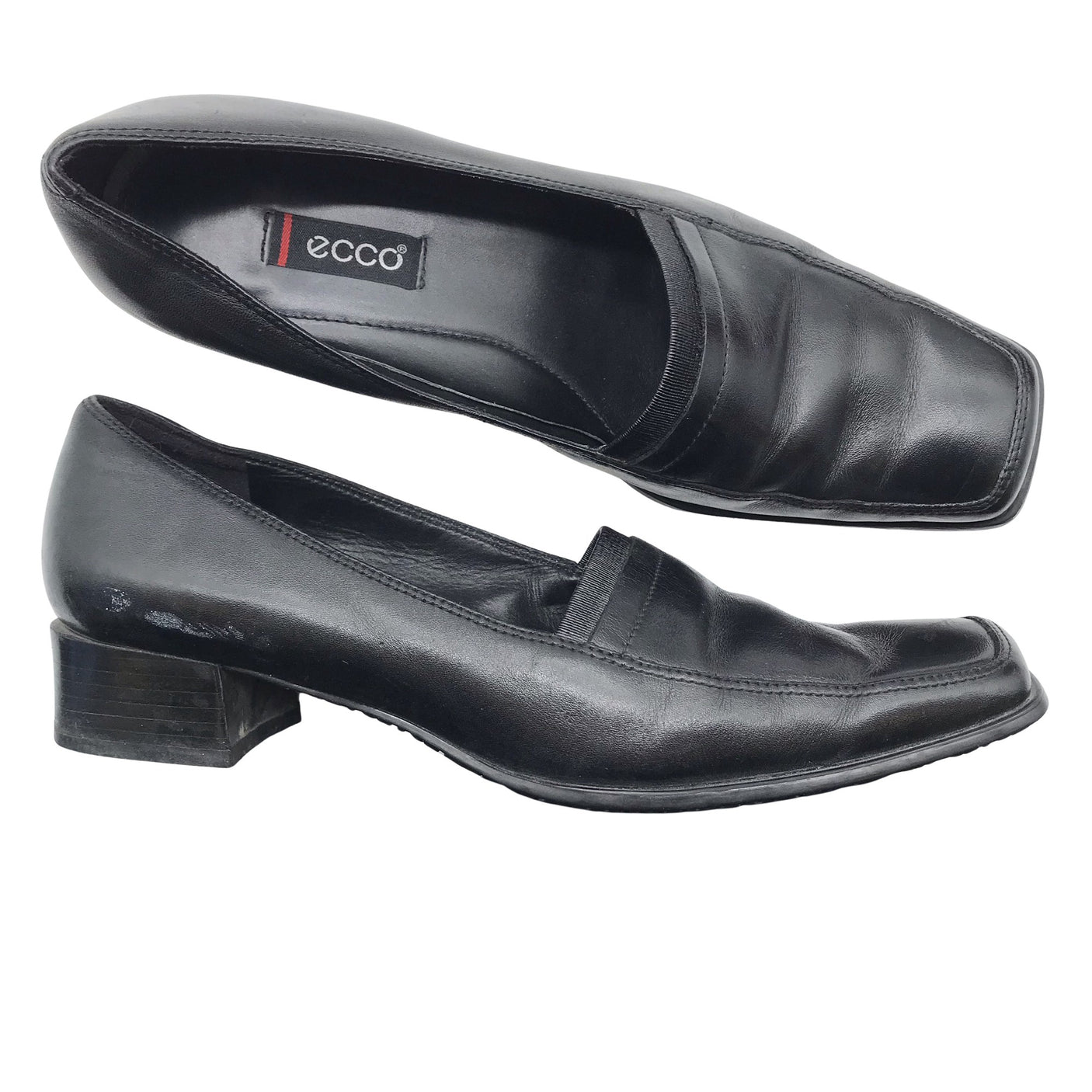 Naisten Ecco - Loaferit, koko 38 - Musta (2)