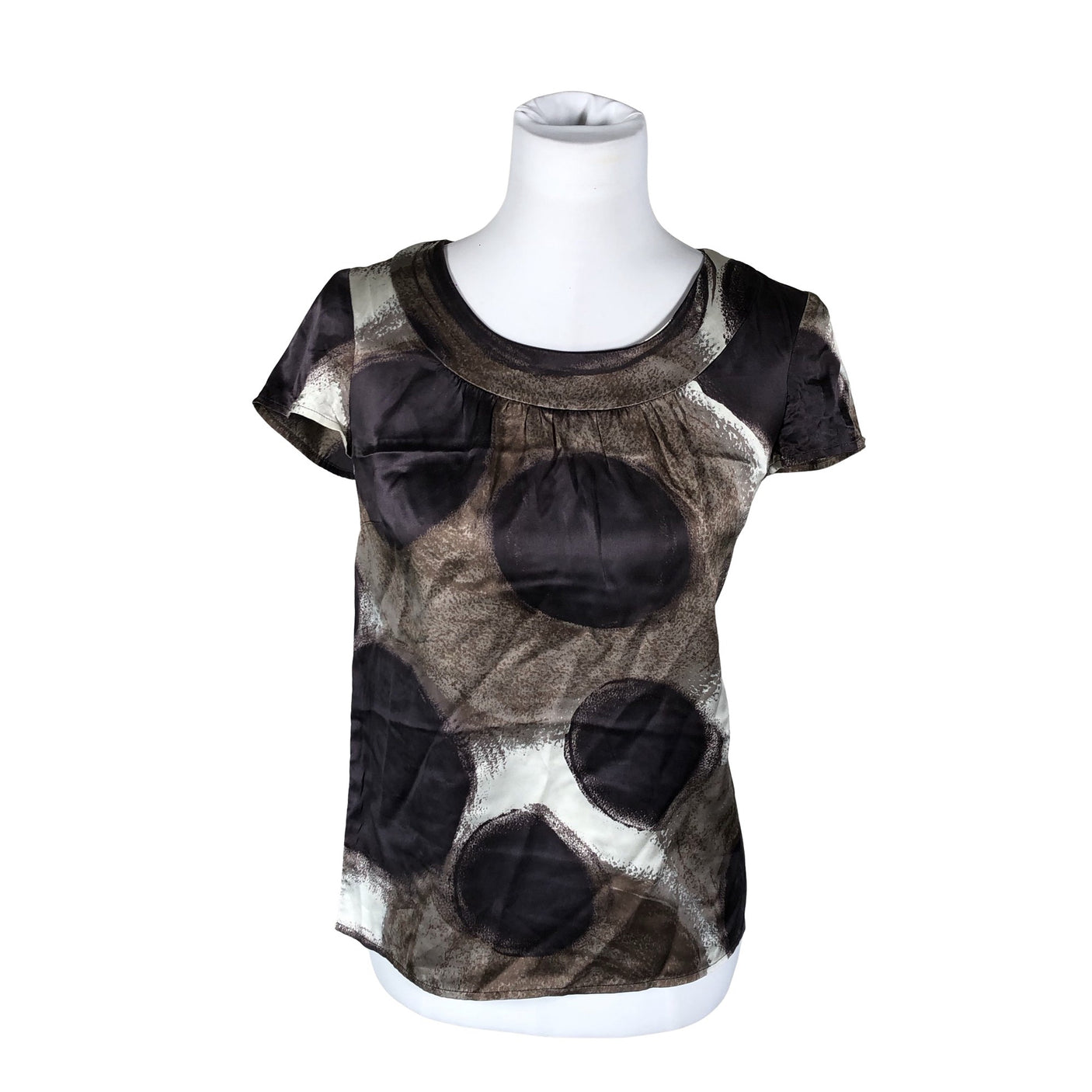 Naisten Boden - Lyhythihainen pusero, koko 34 - Harmaa (1)