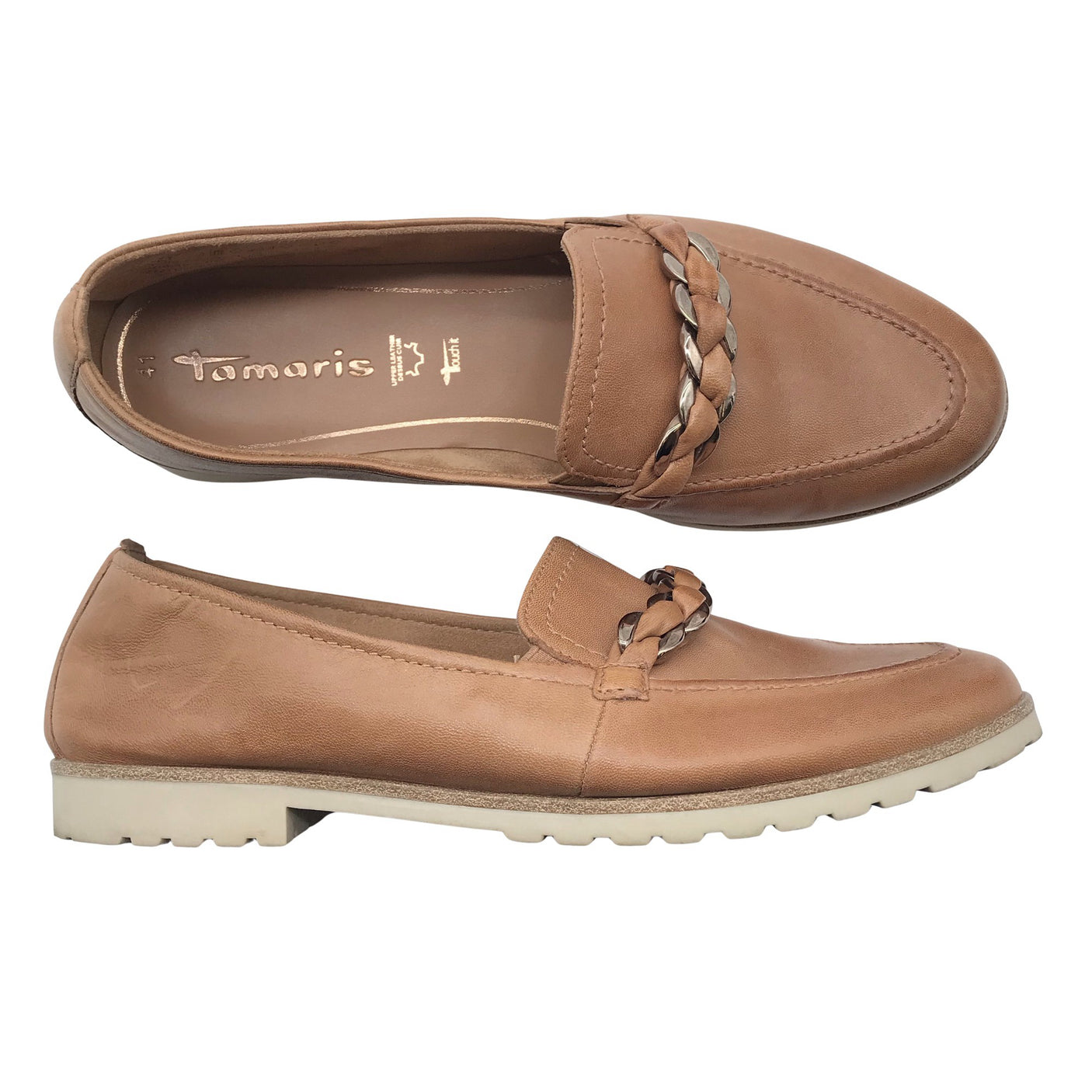 Naisten Tamaris - Loaferit, koko 41 - Ruskea (2)