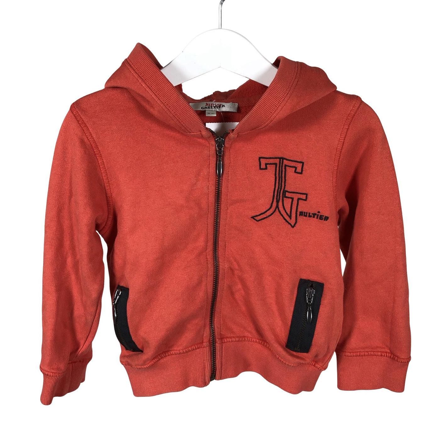 Unisex Junior Gaultier - Huppari, koko 86 - 92 - Oranssi (1)