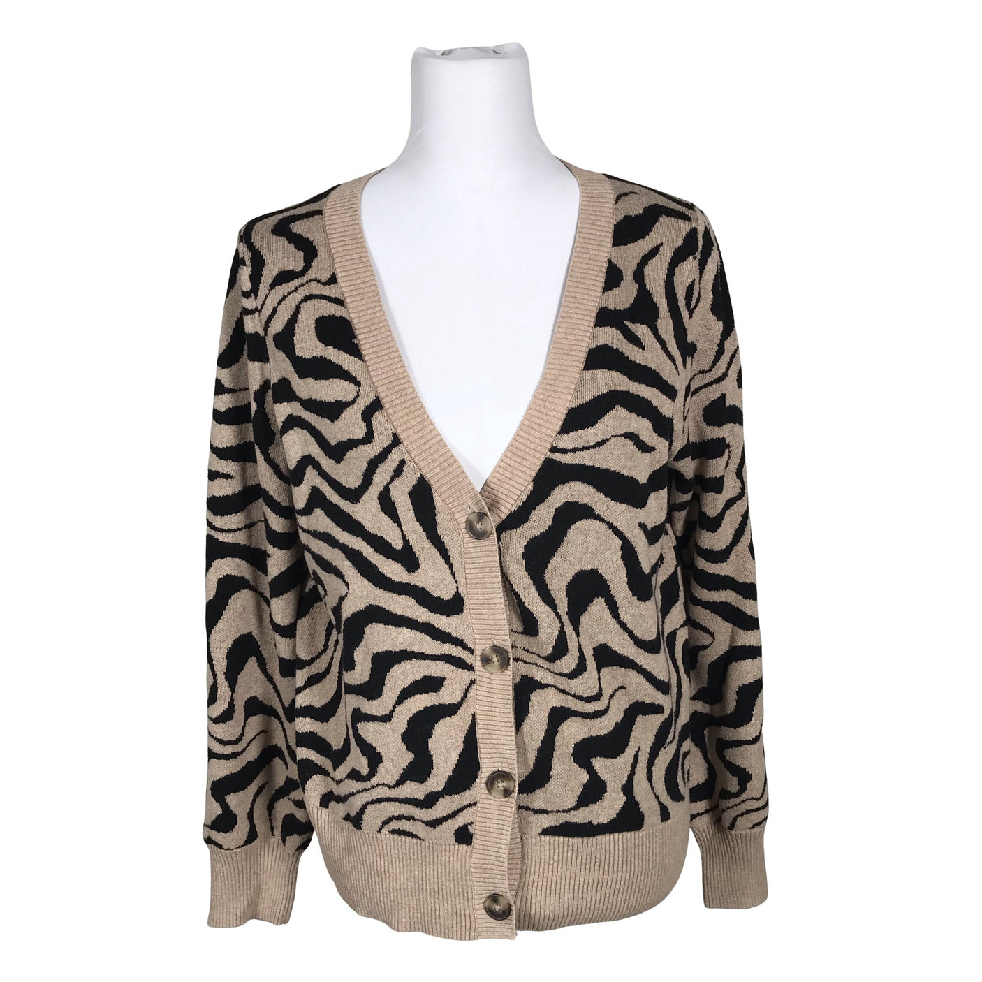 Naisten Nanso - Neuletakki, koko 38 - Beige (2)