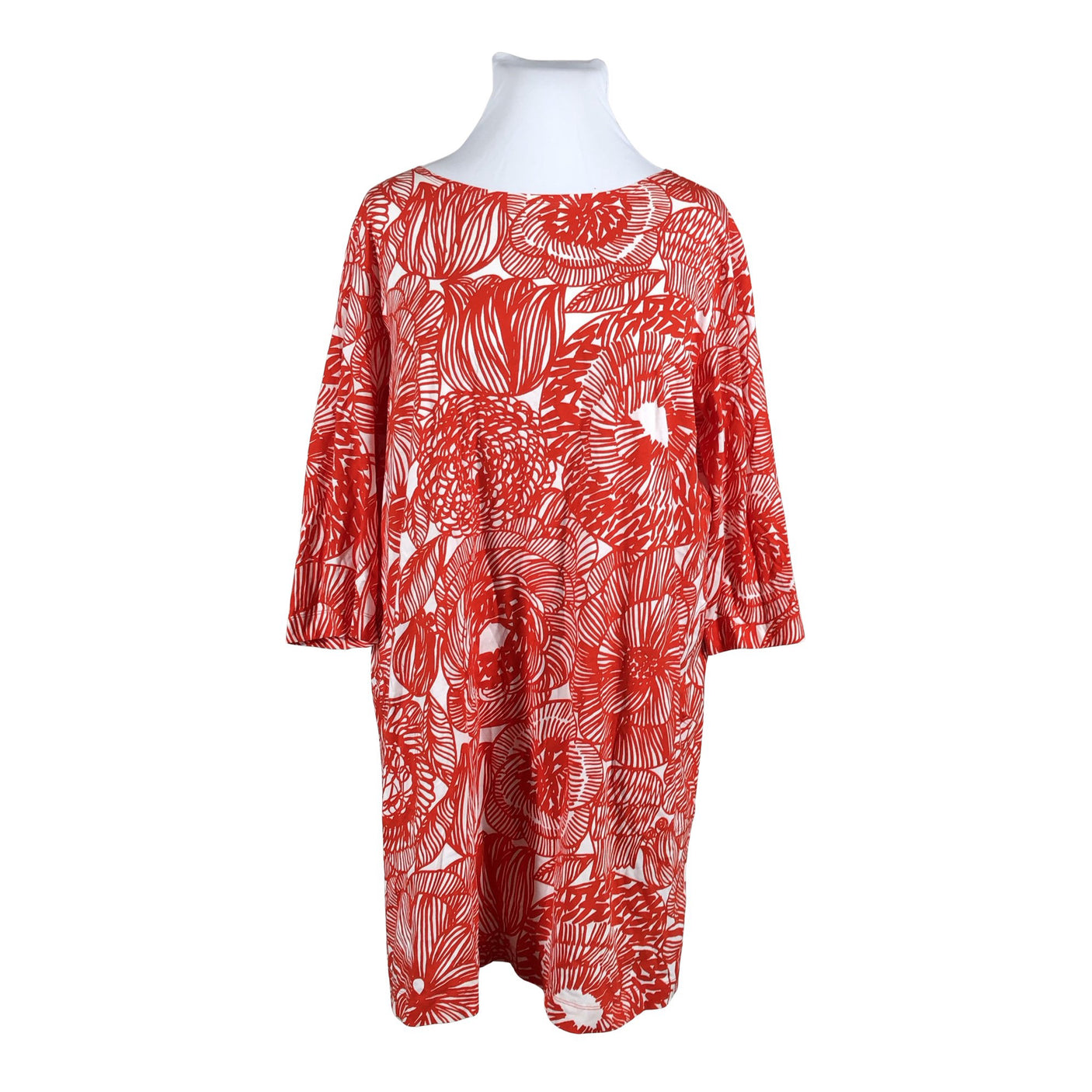 Naisten Marimekko - Trikoomekko, koko 42 - Punainen (1)