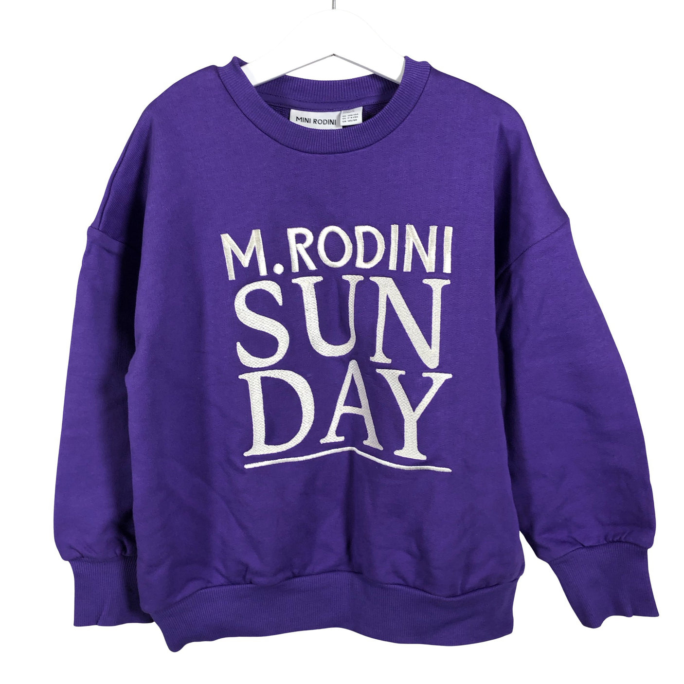 Unisex Mini Rodini - Collegepaita, koko 128 - 134 - Violetti (1)