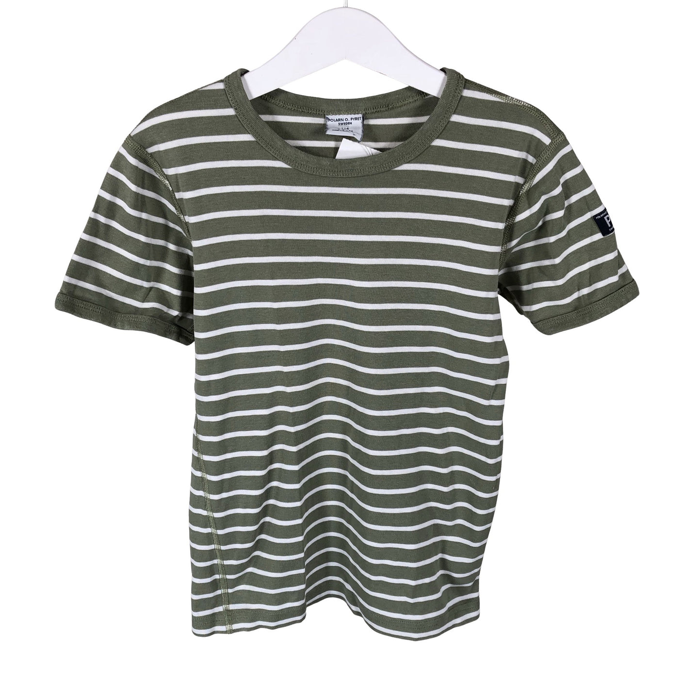 Unisex Polarn O. Pyret - T-paita, koko 128 - 134 - Vihreä (1)