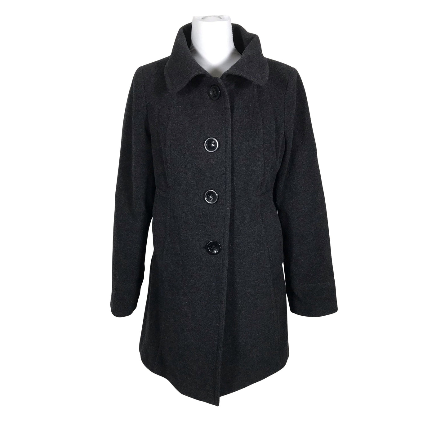 Naisten Jan Kuperus - Villakangastakki, koko 40 - Harmaa (2)