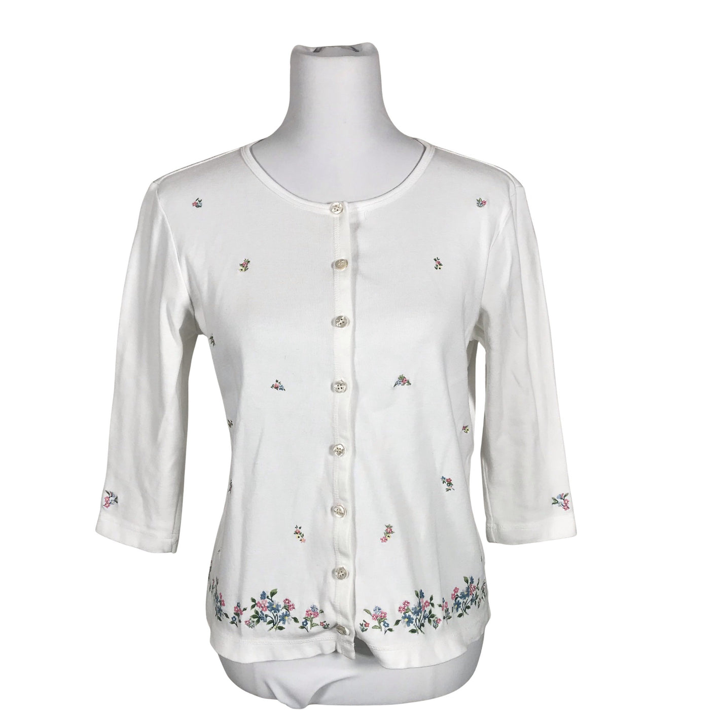 Naisten Liz Claiborne - Trikoopaita, koko 36 - Valkoinen (2)