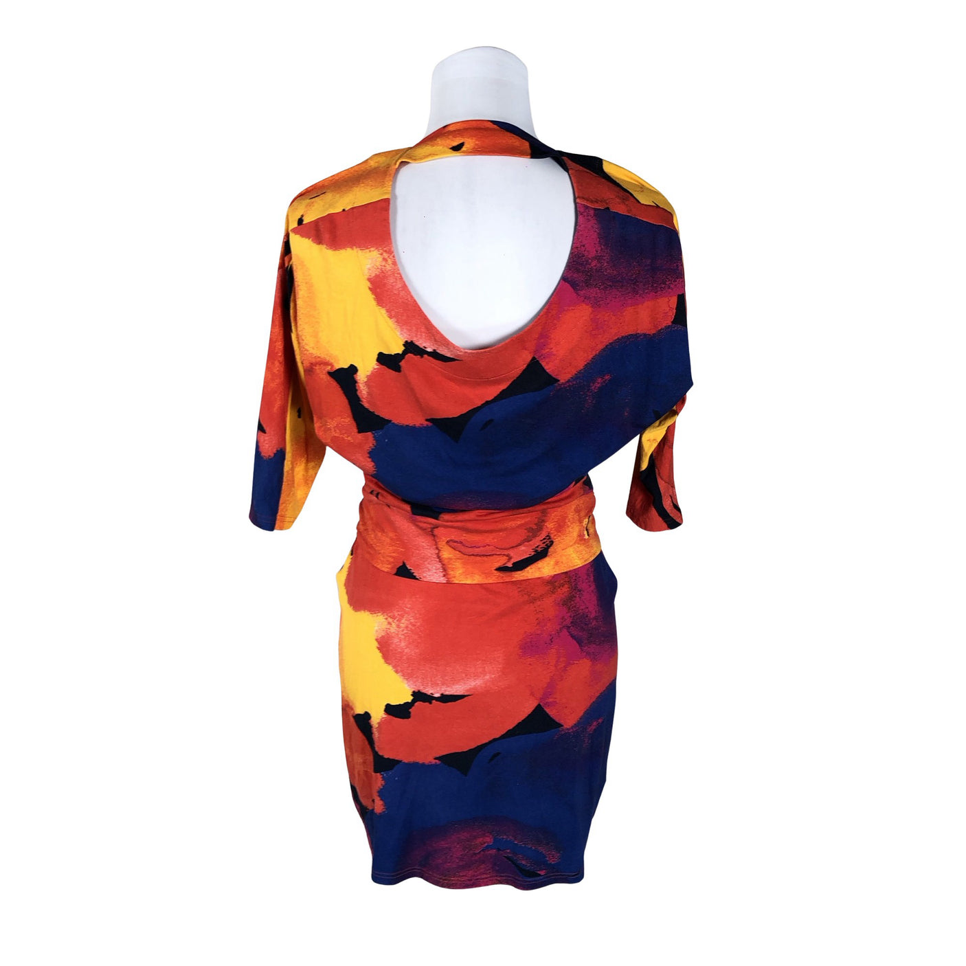 Naisten Nanso - Trikoomekko, koko 34 - Sininen (2)