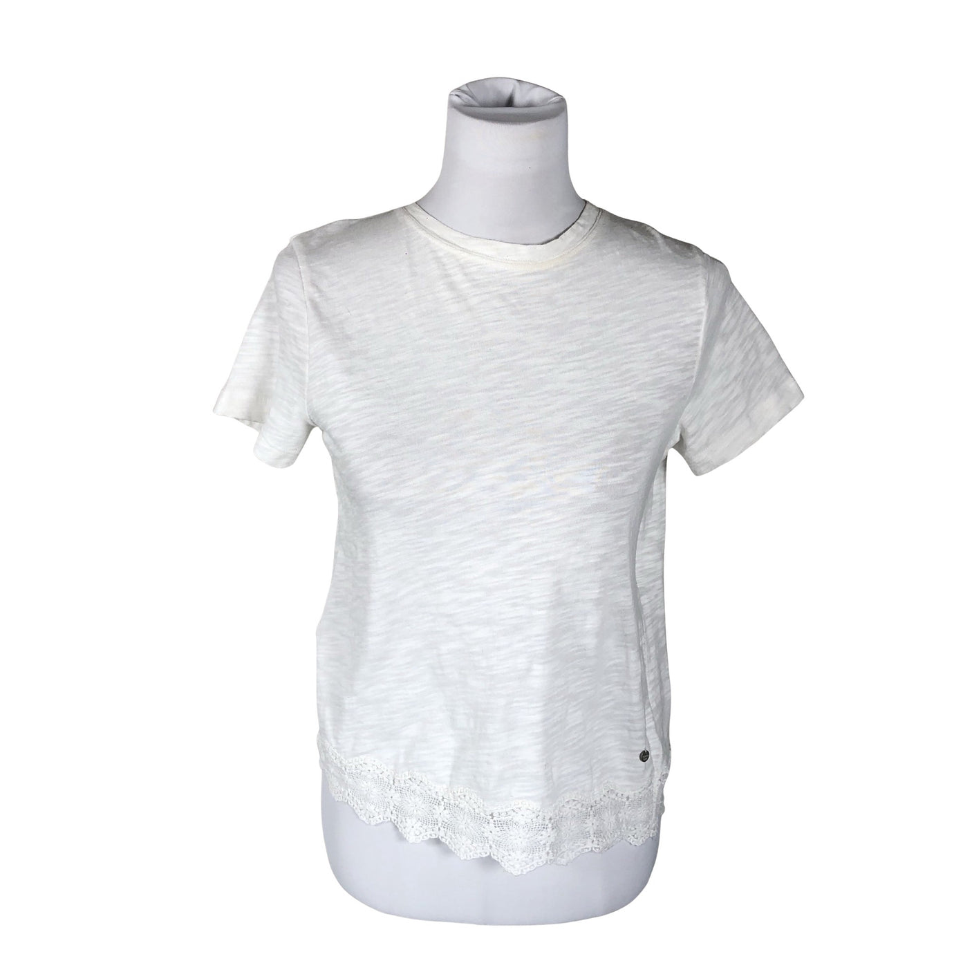 Naisten Superdry - T-paita, koko 36 - Luonnonvalkoinen (1)