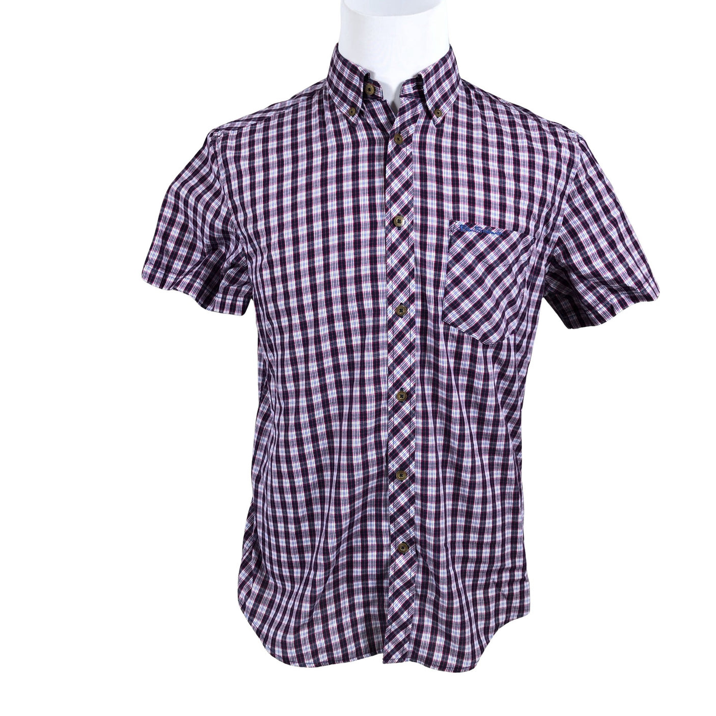 Miesten Ben Sherman - Kauluspaita, koko M - Violetti (1)