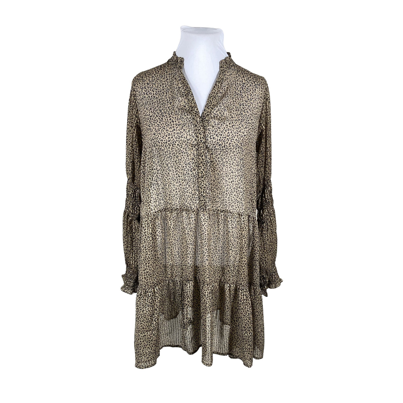 Naisten Neo Noir - Sifonkimekko, koko 42 - Ruskea (1)