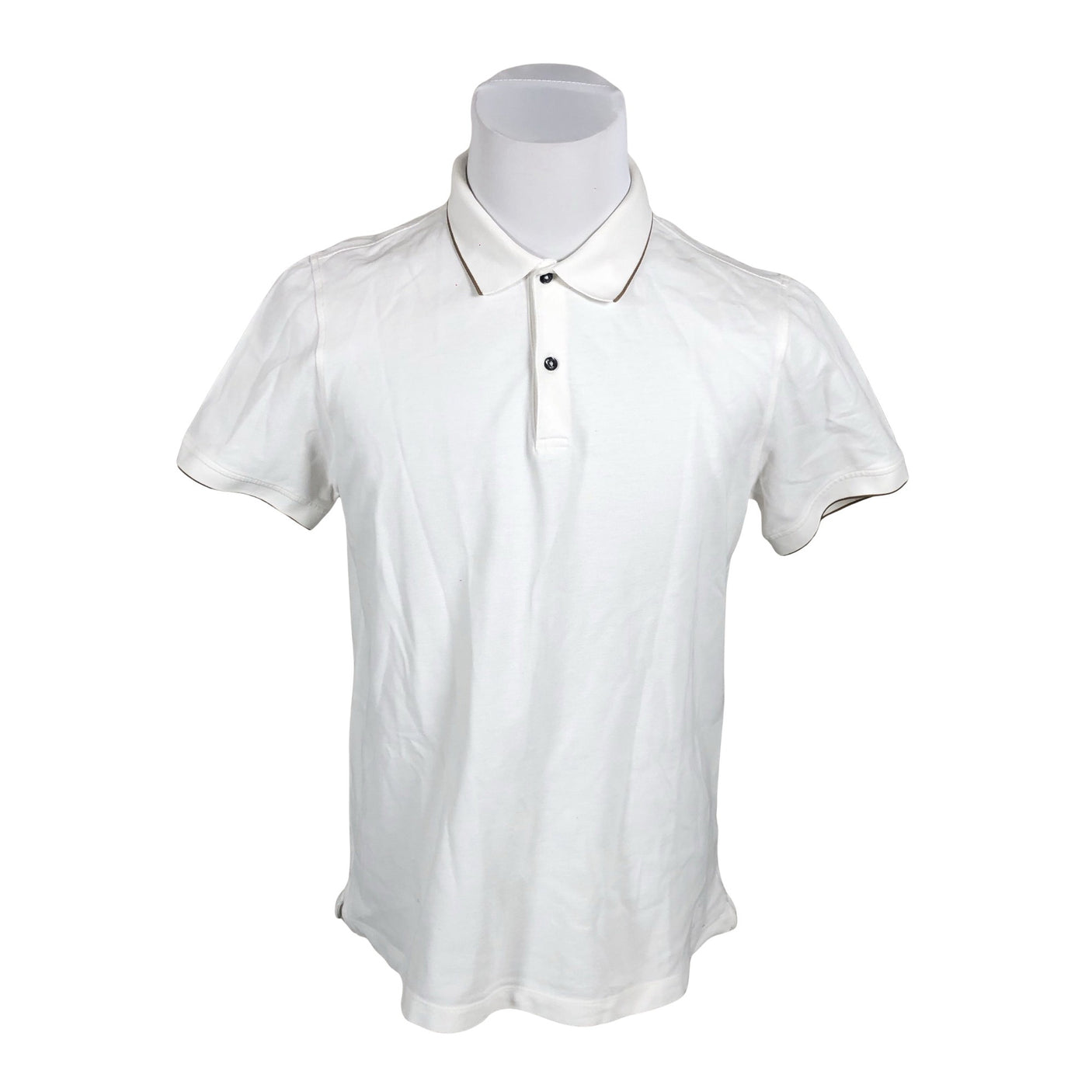 Miesten Massimo Dutti - Pikeepaita, koko L - Valkoinen (1)