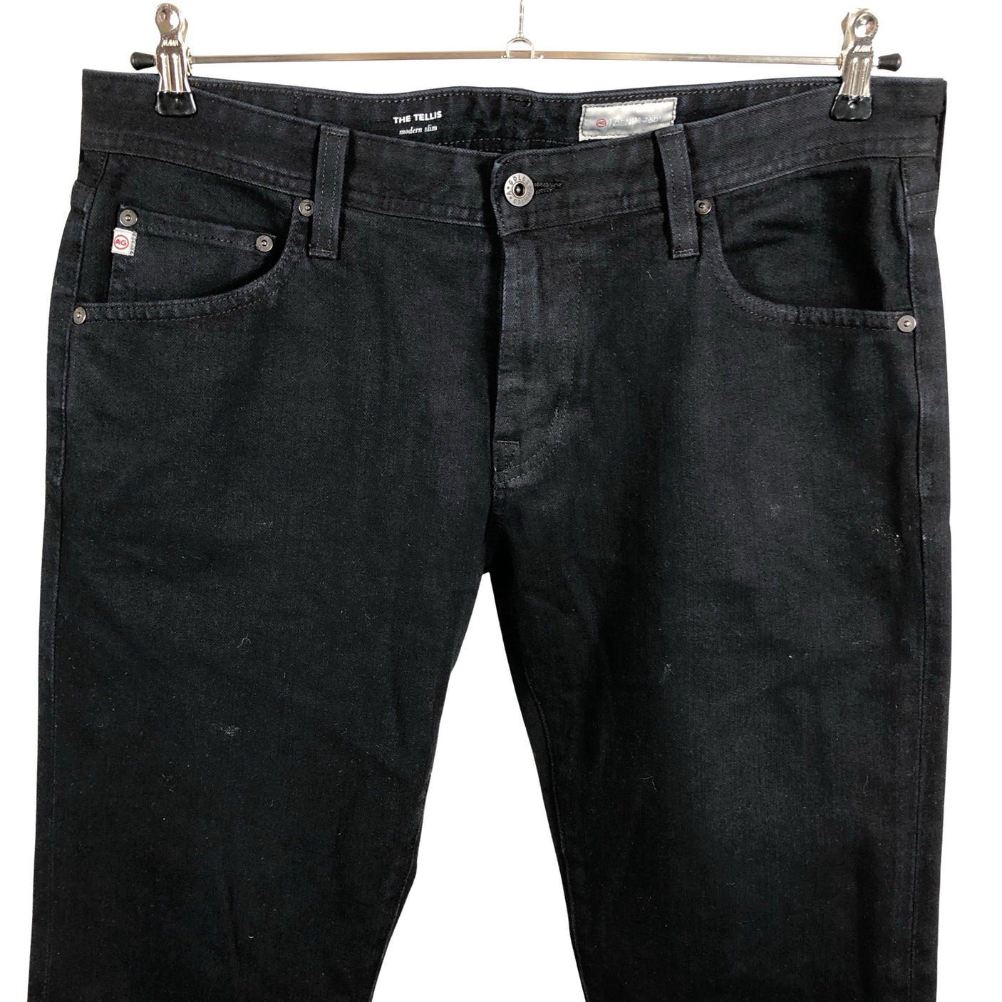Miesten AG Jeans - Farkut, koko W33 - Musta (3)