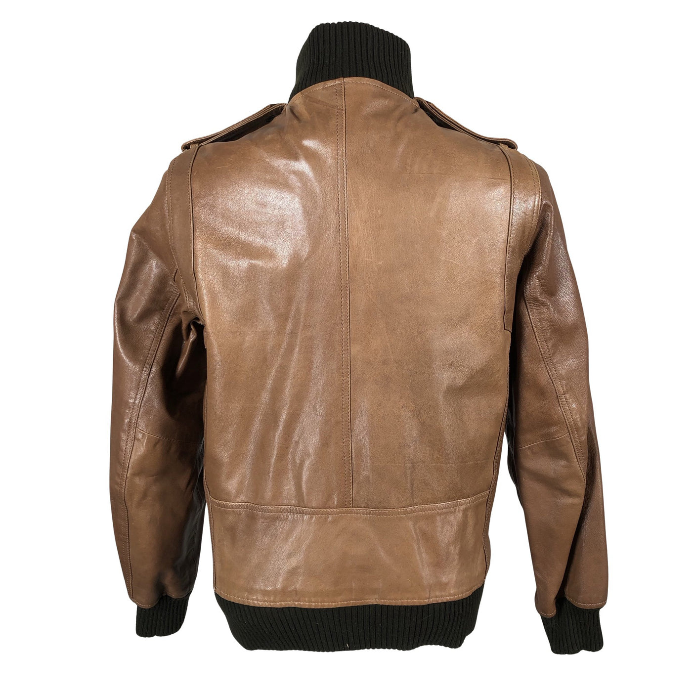 Miesten Jack & Jones - Nahkatakki, koko L - Ruskea (2)