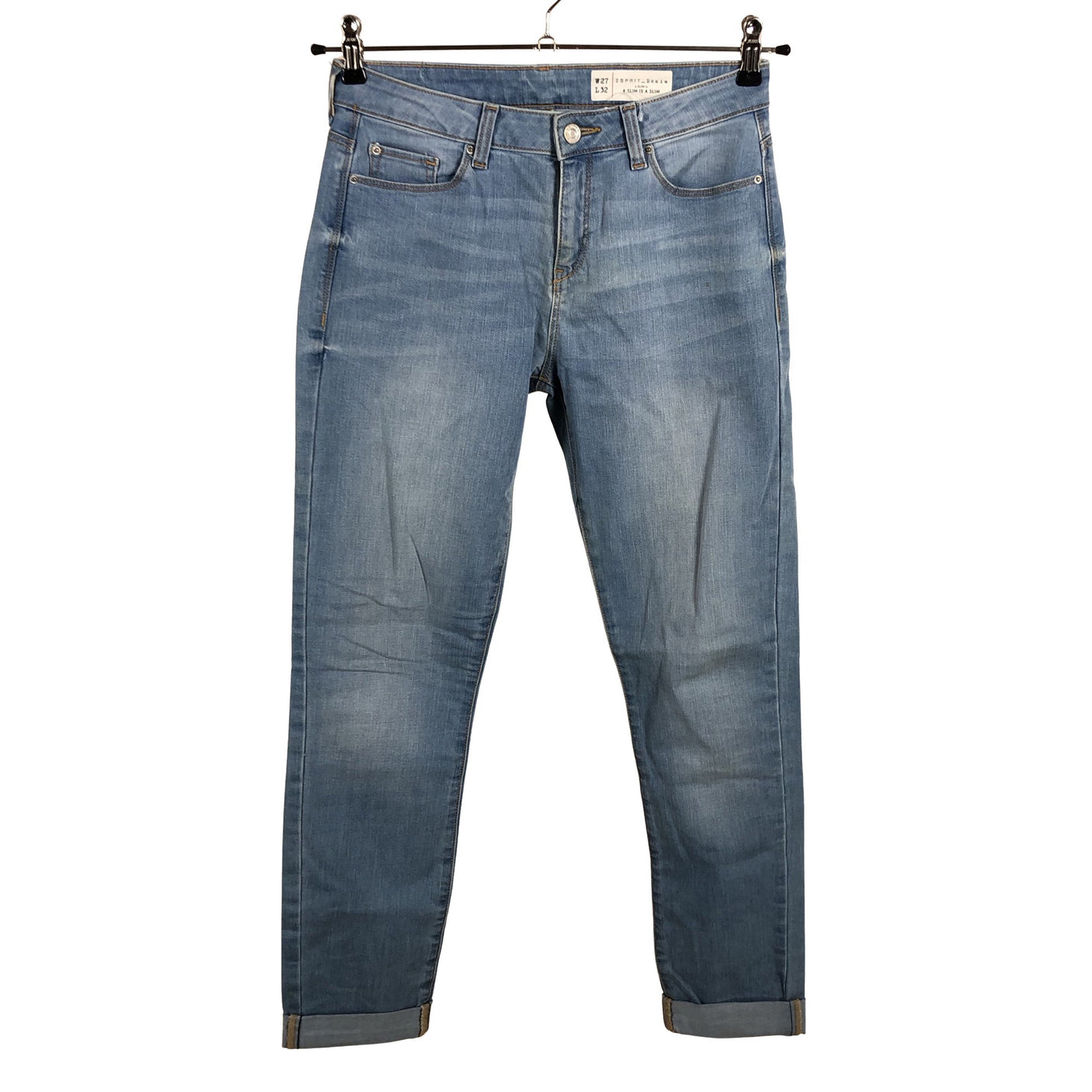 Naisten Esprit - Farkut, koko W27 - Vaaleansininen (1)