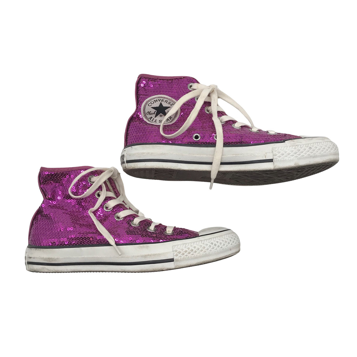 Naisten Converse - Tennarit, koko 37 - Violetti (1)