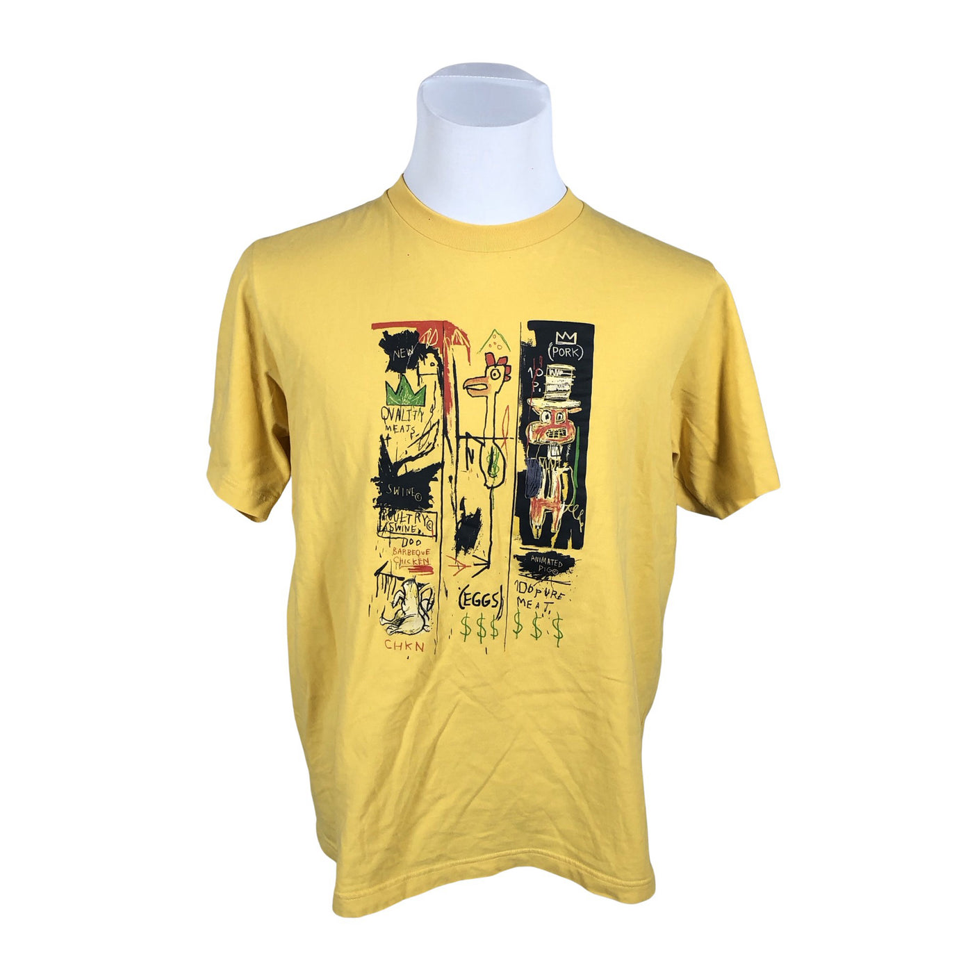 Miesten Uniqlo - T-paita, koko XL - Keltainen (1)