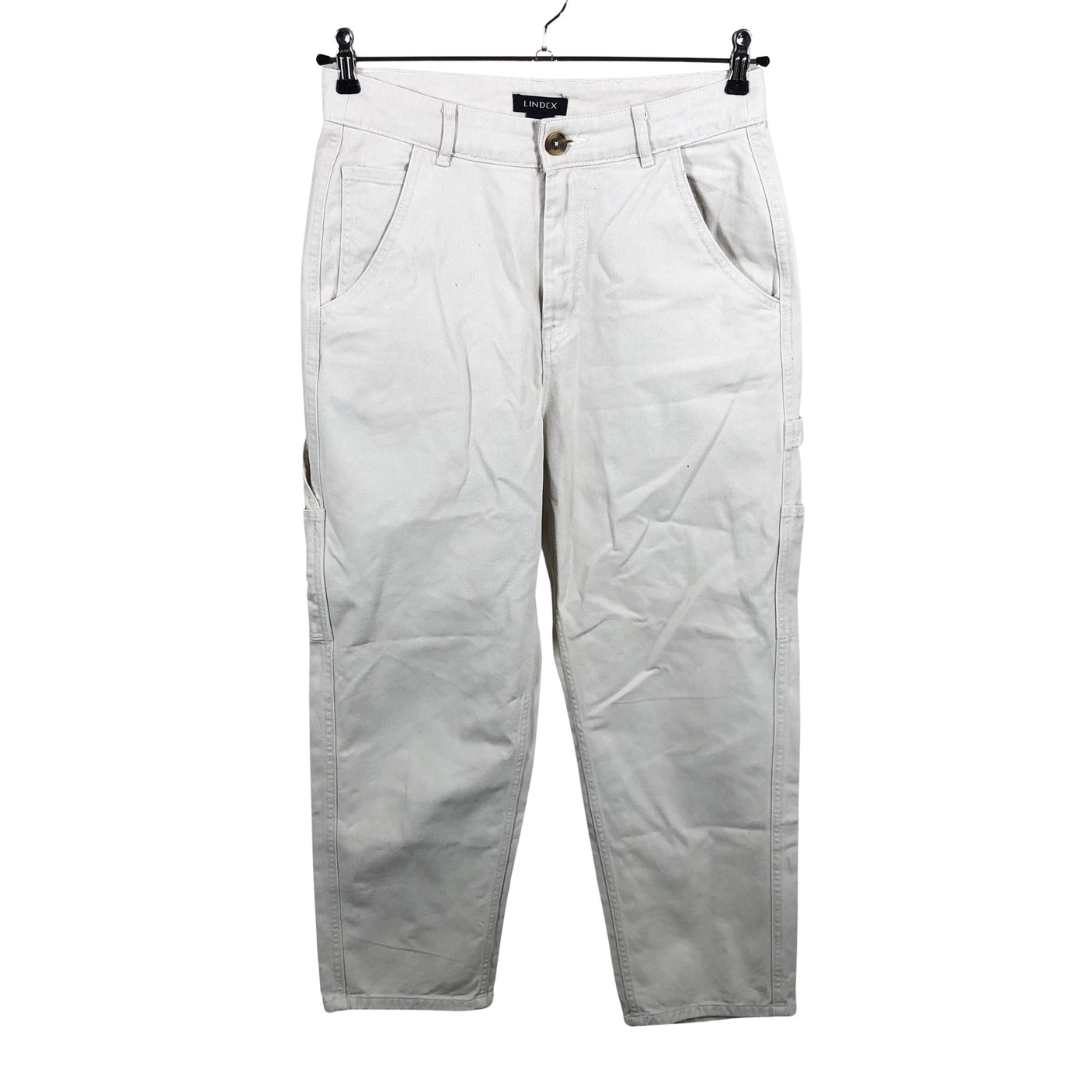 Naisten Lindex - Cargohousut, koko 40 - Beige (1)