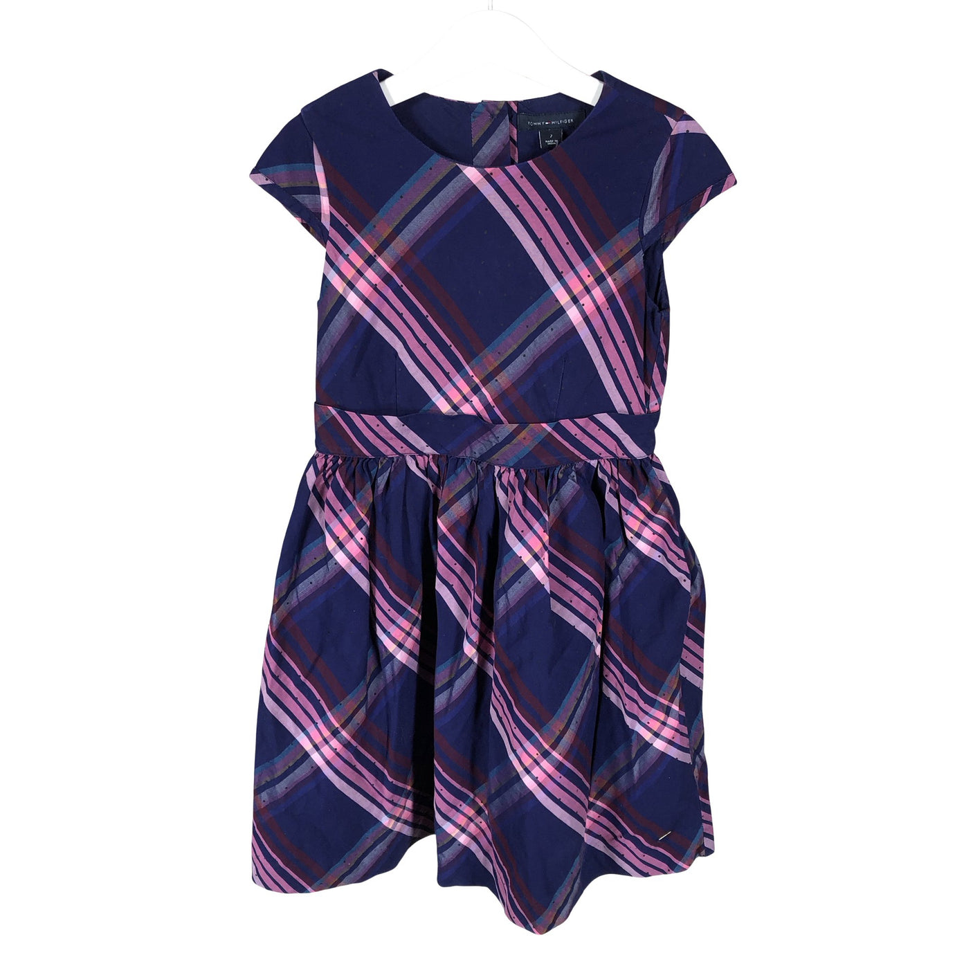 Tyttöjen Tommy Hilfiger - Kangasmekko, koko 98 - 104 - Sininen (1)
