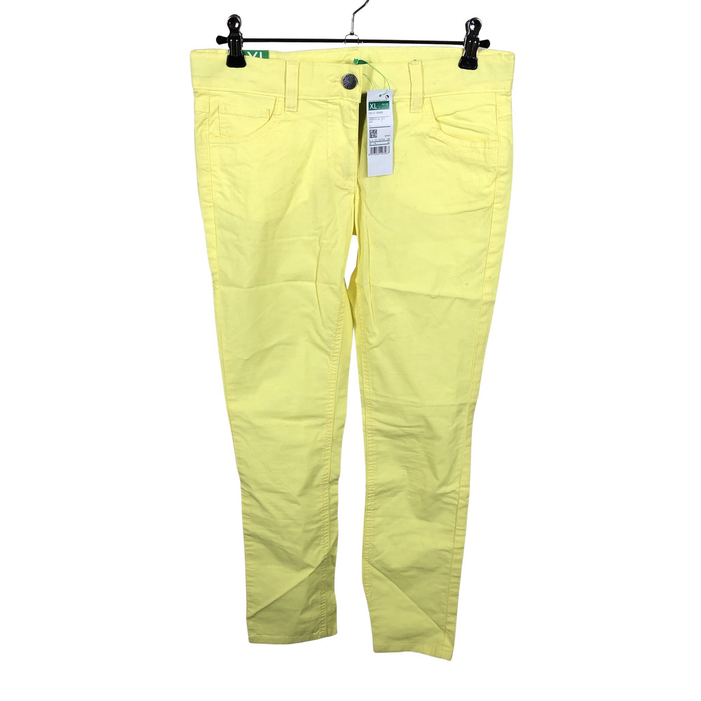 Tyttöjen Benetton - Farkut, koko 146 - 152 - Keltainen (1)
