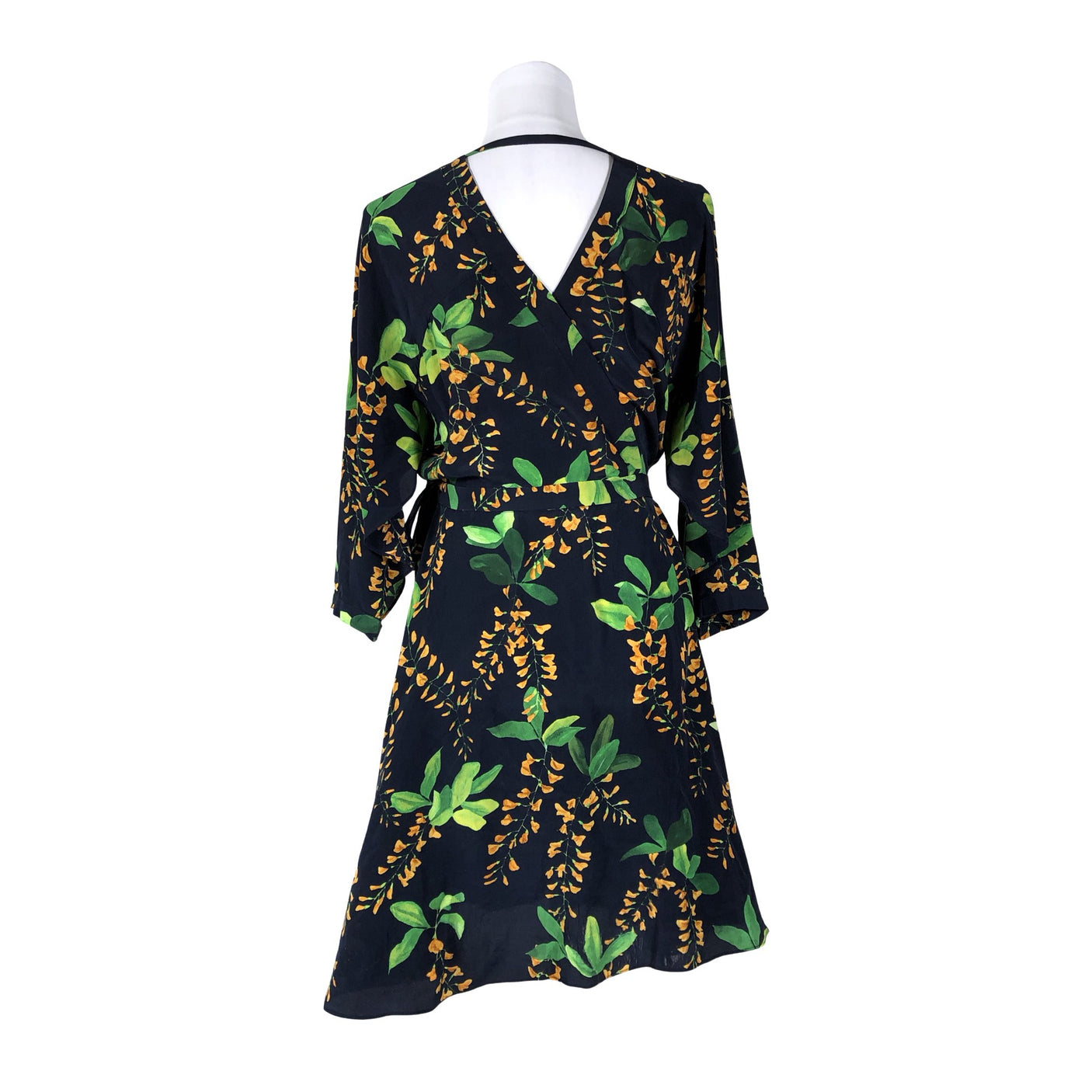 Naisten Karen Millen - Sifonkimekko, koko 40 - Sininen (2)