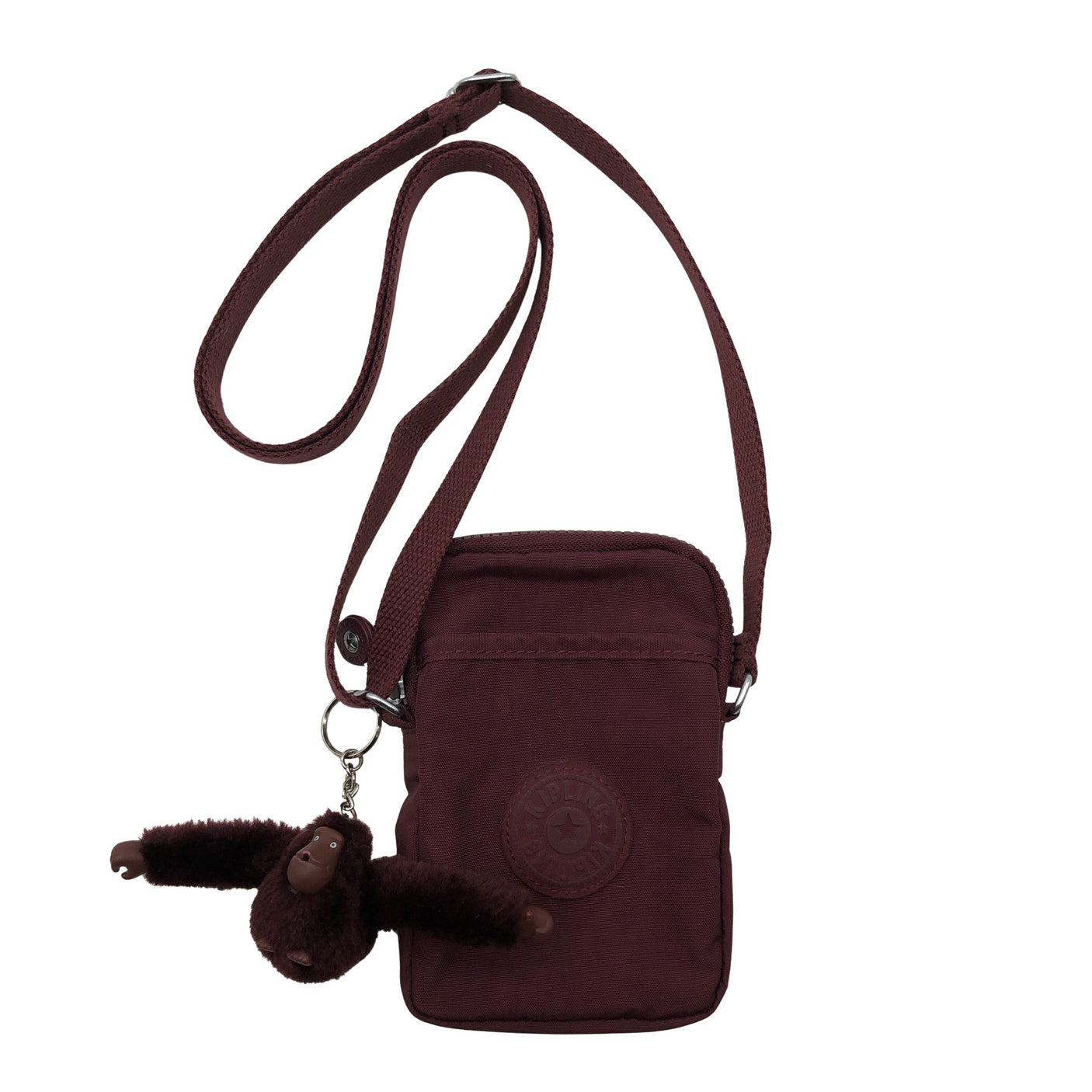 Unisex Kipling - Olkalaukku, koko Mini - Viininpunainen (2)