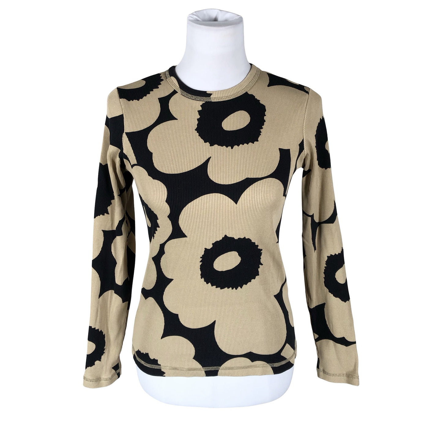 Naisten Marimekko - Trikoopaita, koko 36 - Beige (1)