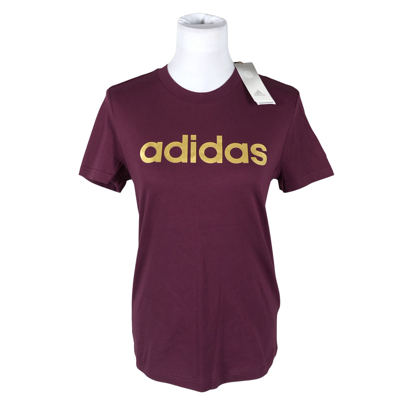 Naisten Adidas - T-paita, koko 38 - Violetti (1)