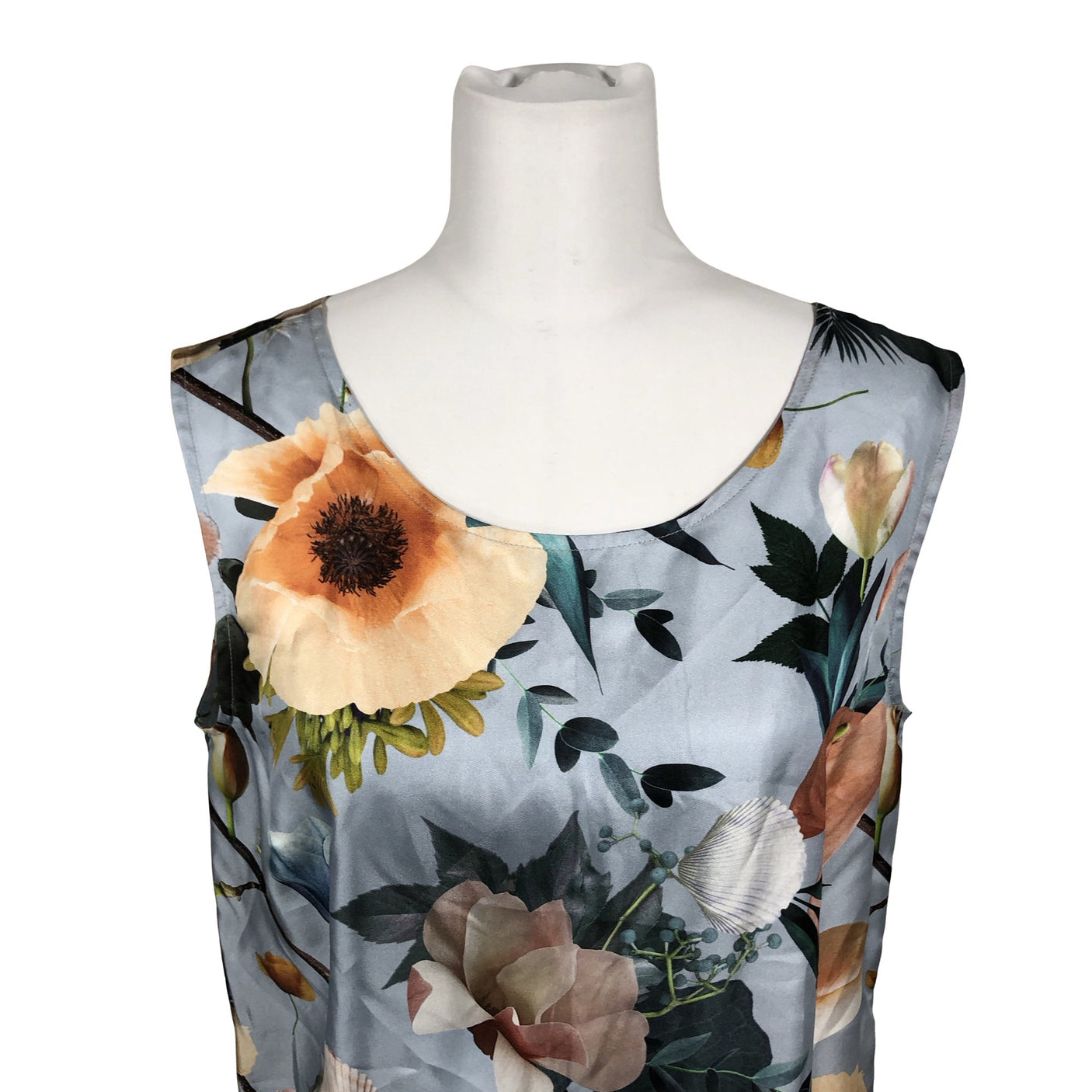 Naisten Uhana Design - Toppi, koko 38 - Vaaleansininen (3)