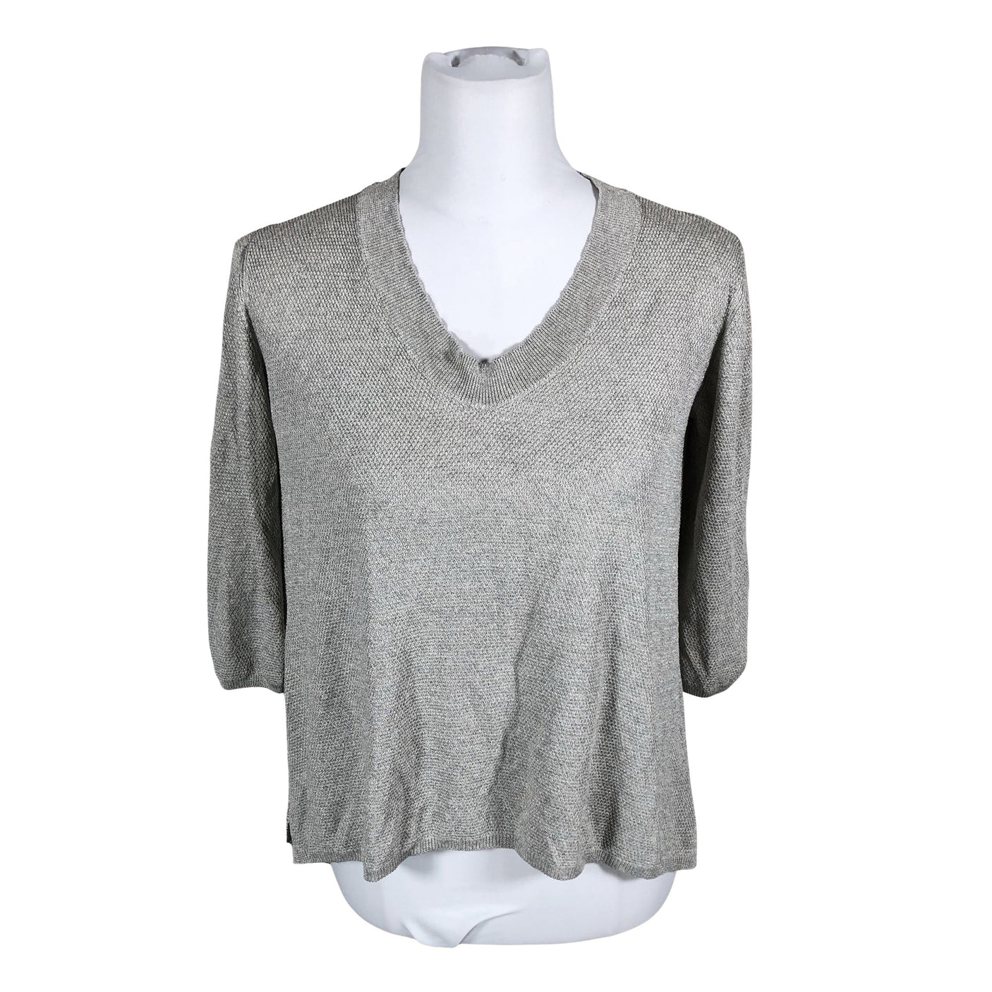 Naisten Massimo Dutti - Neuletakki, koko 34 - Harmaa (1)