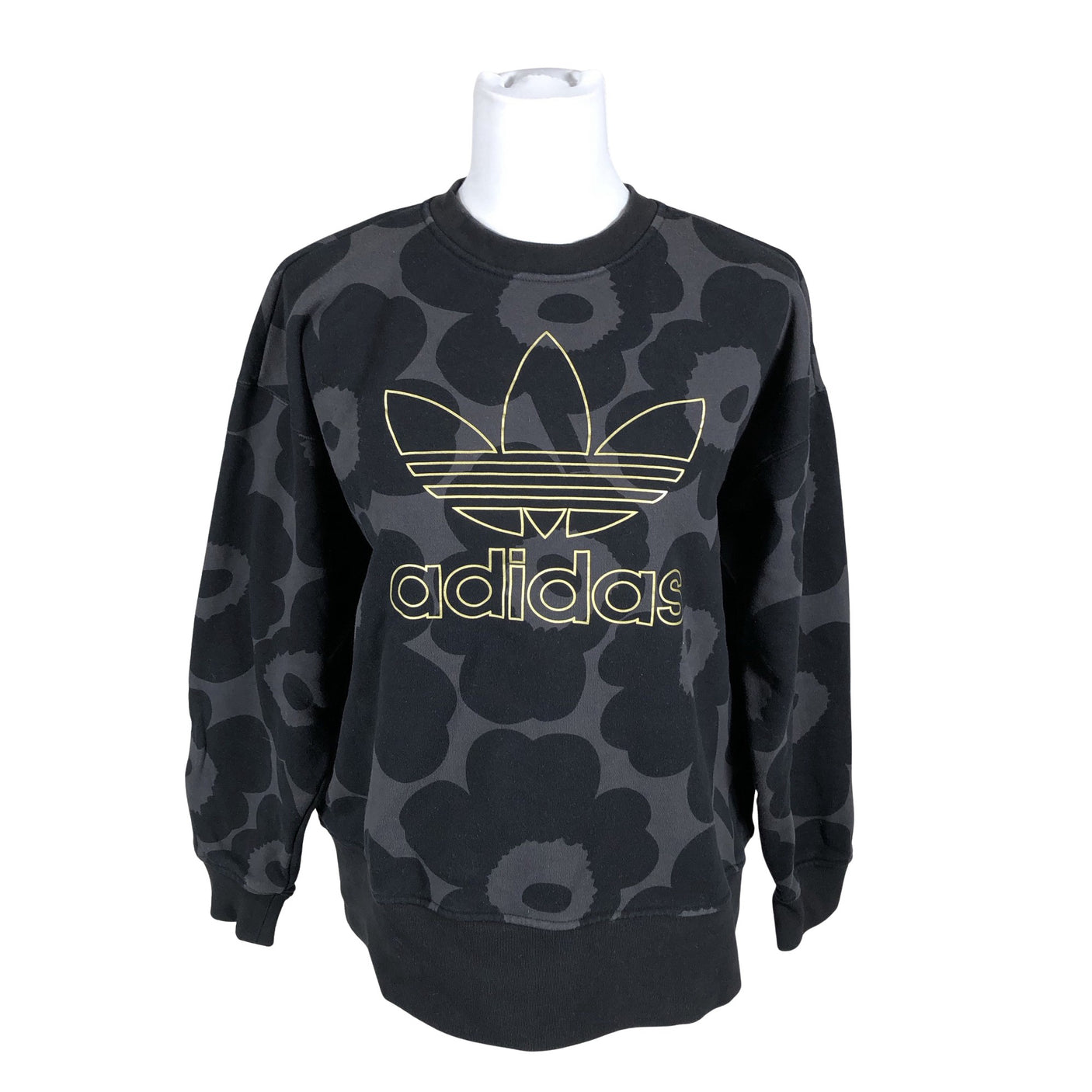Naisten Adidas - Collegepaita, koko 38 - Musta (1)