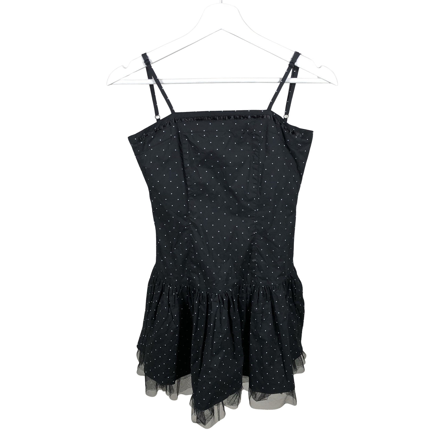 Tyttöjen Lindex - Kangasmekko, koko 158 - 164 - Musta (1)